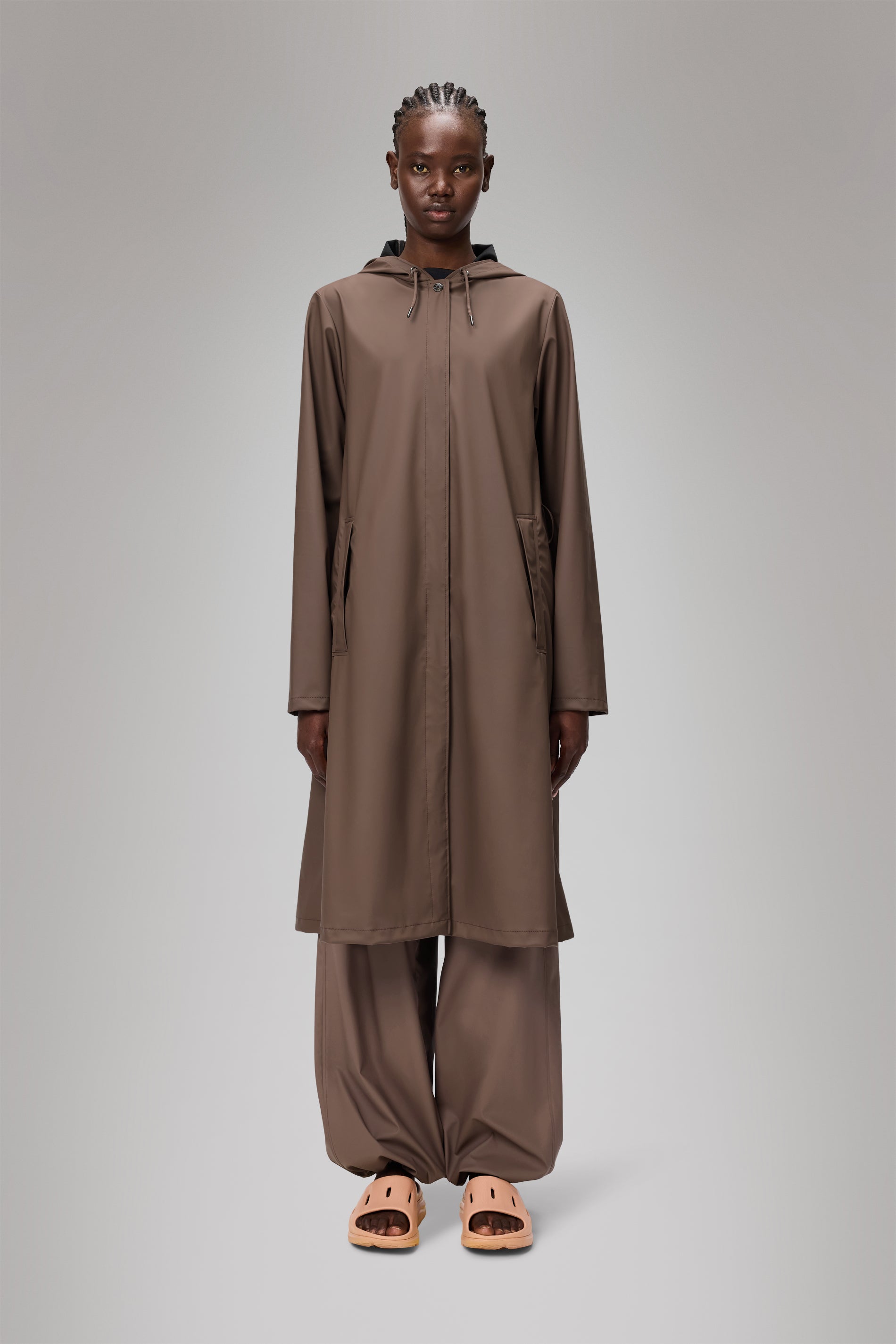 RAINS A-Line Longer W Jacket Shade Jacket