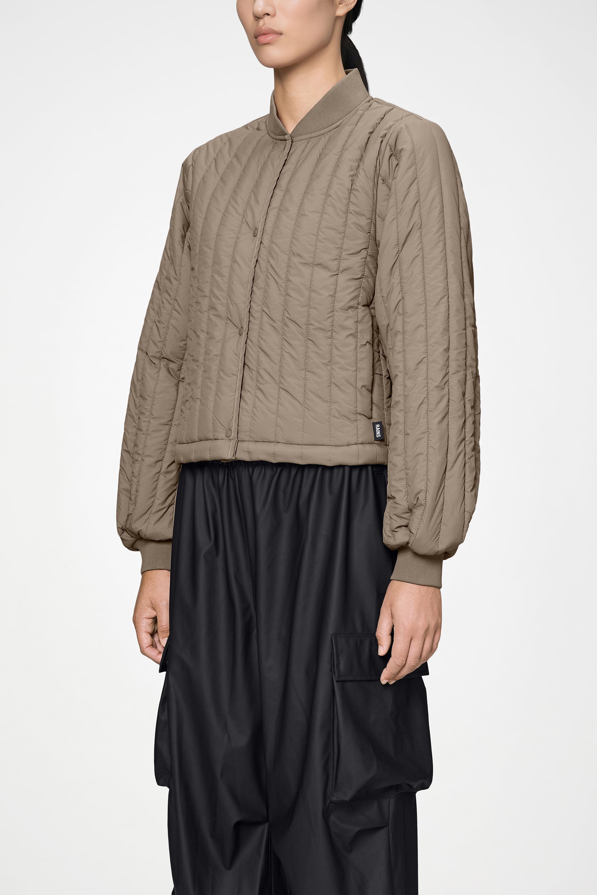 RAINS Banja Liner Bomber W Jacket Cinder Jacket