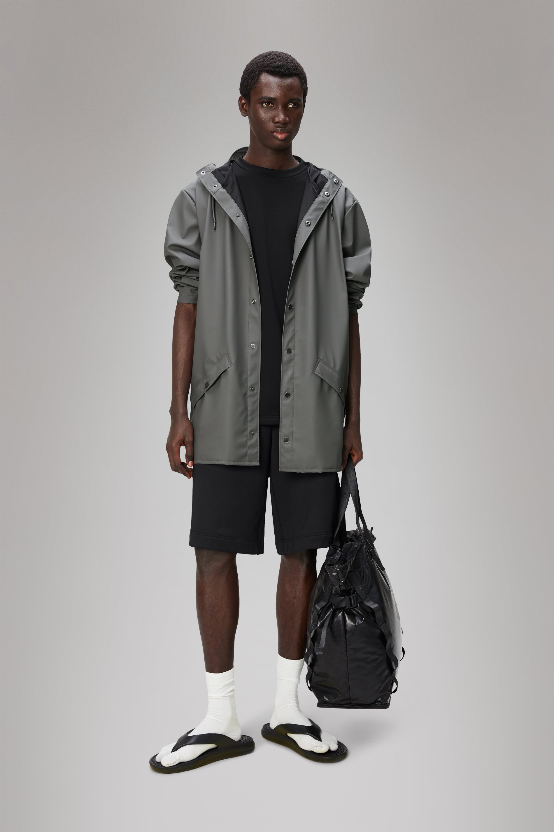 RAINS Jacket Grey Jacket