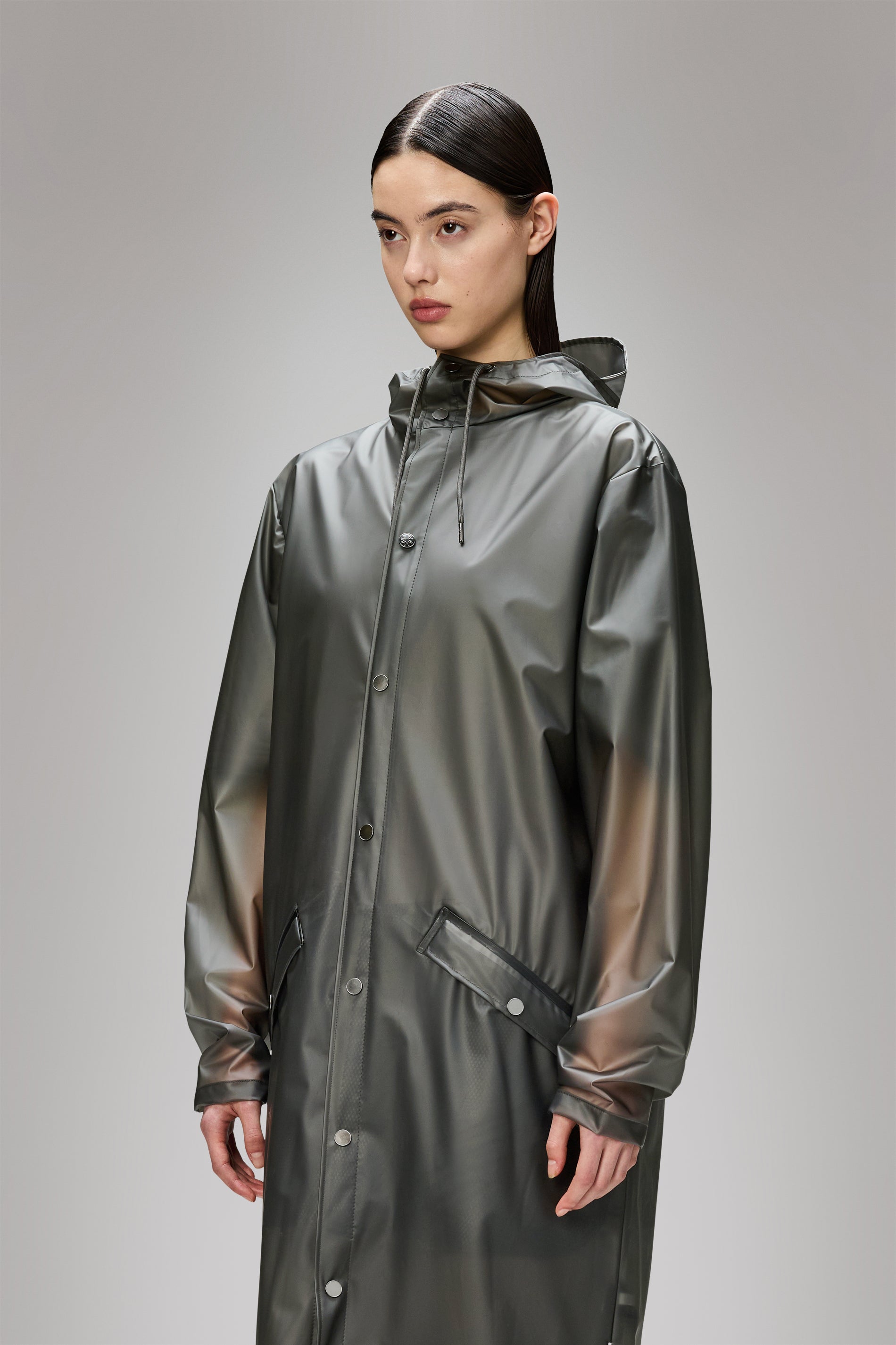 RAINS Longer Jacket Mist Jacket