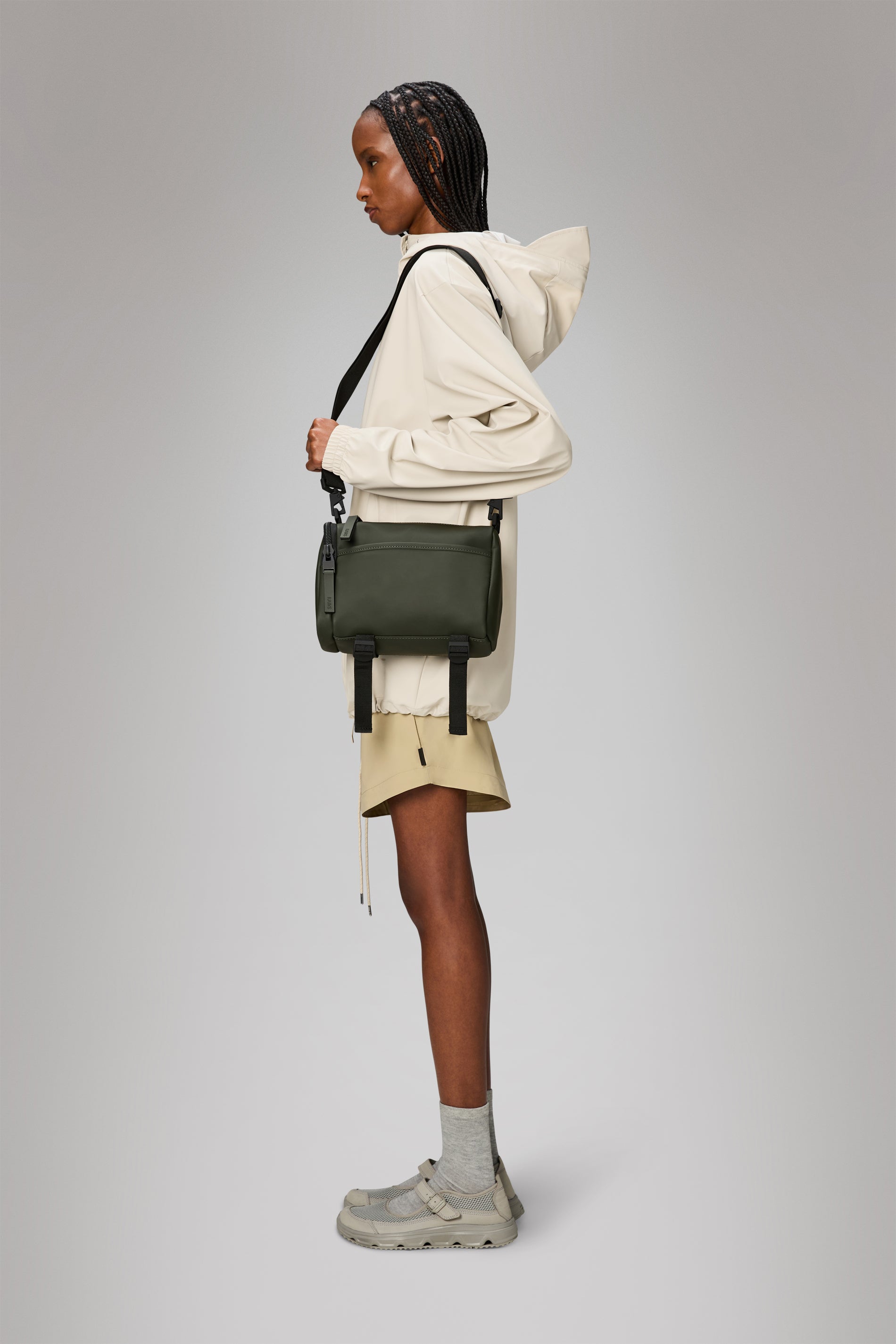 Rains Texel Crossbody Bag Green 4L H17 x D9.50 x W25 cm Crossbody