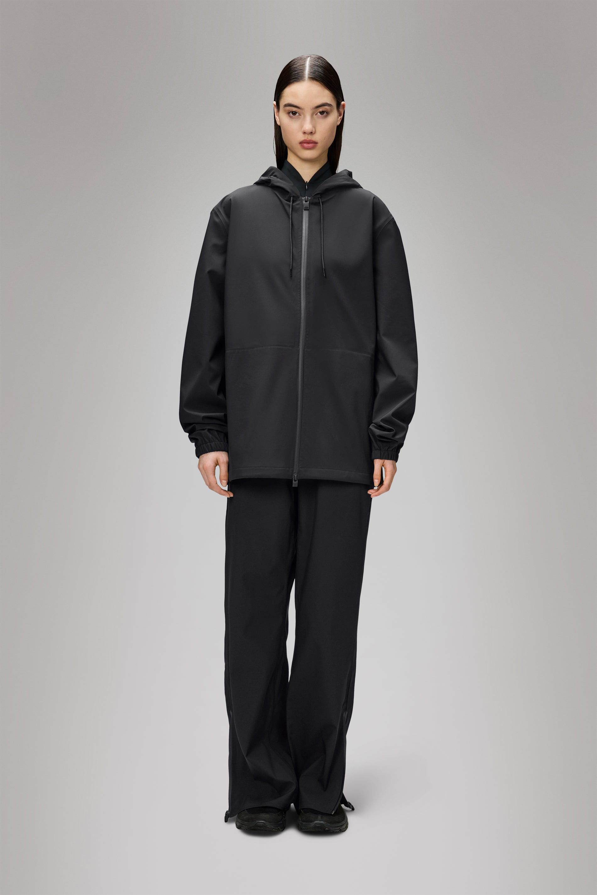 RAINS Suva Hardshell Jacket Black Jacket