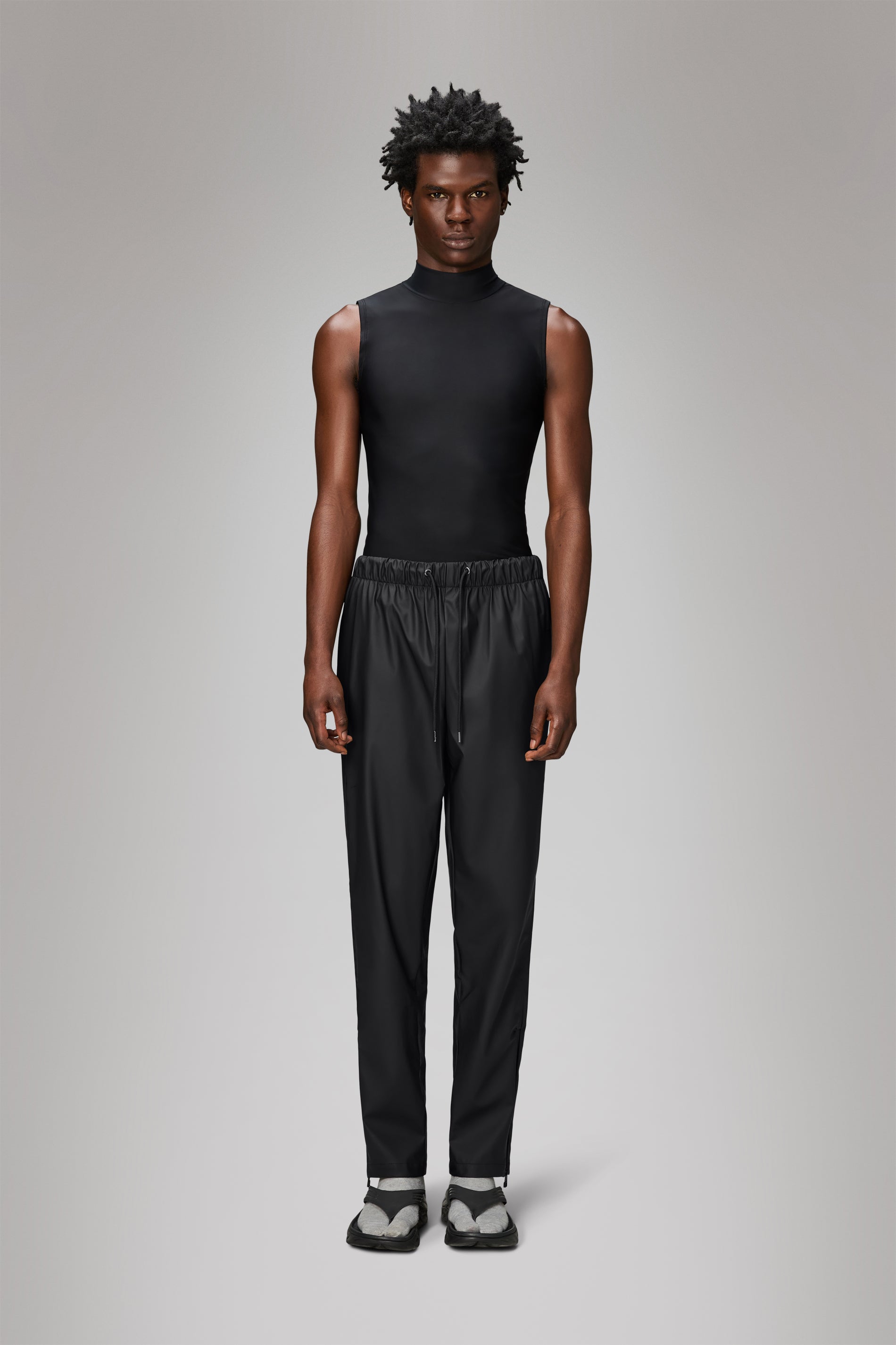 RAINS Rain Pants Slim Black Pants