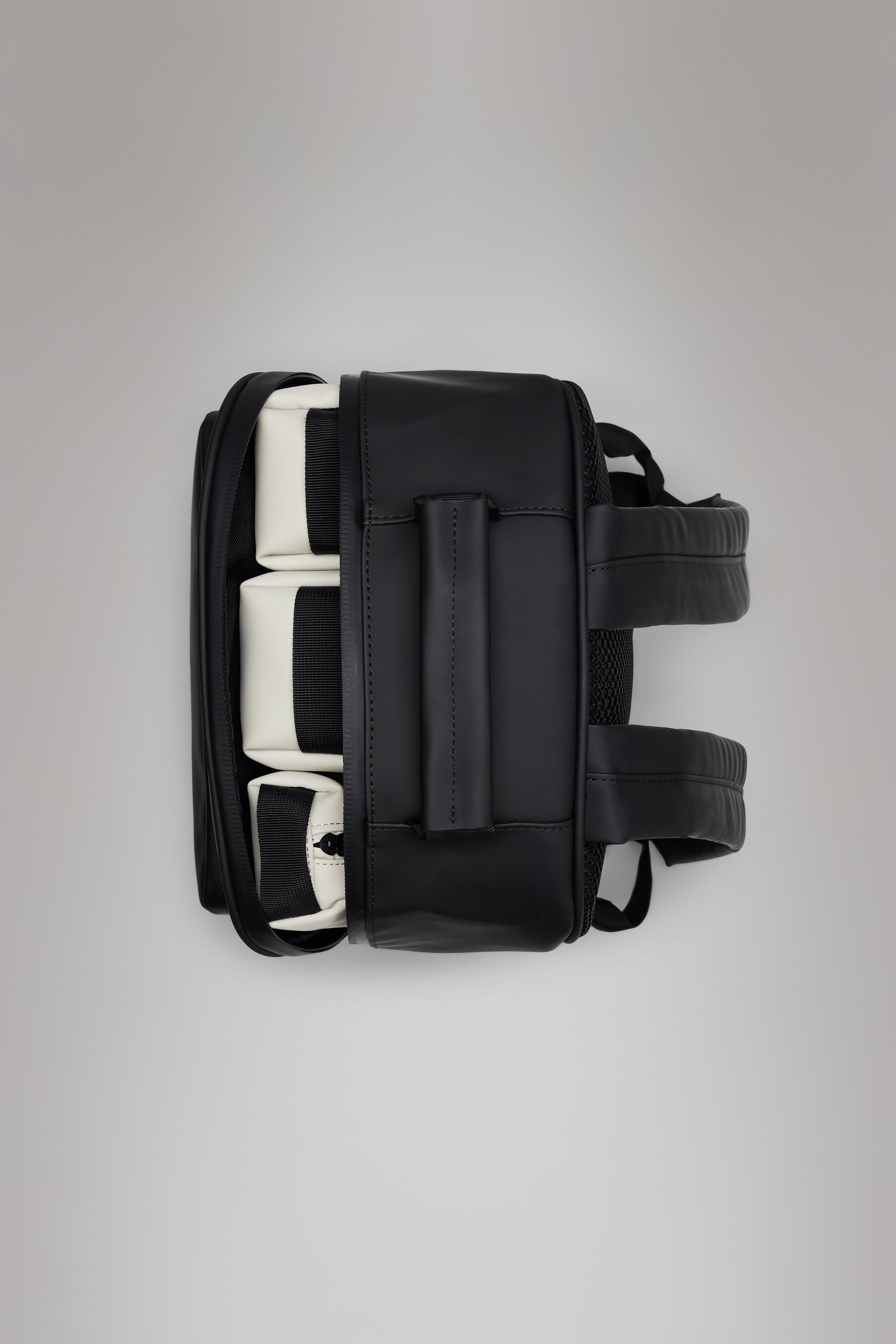 RAINS Book Daypack Large Black Backpack