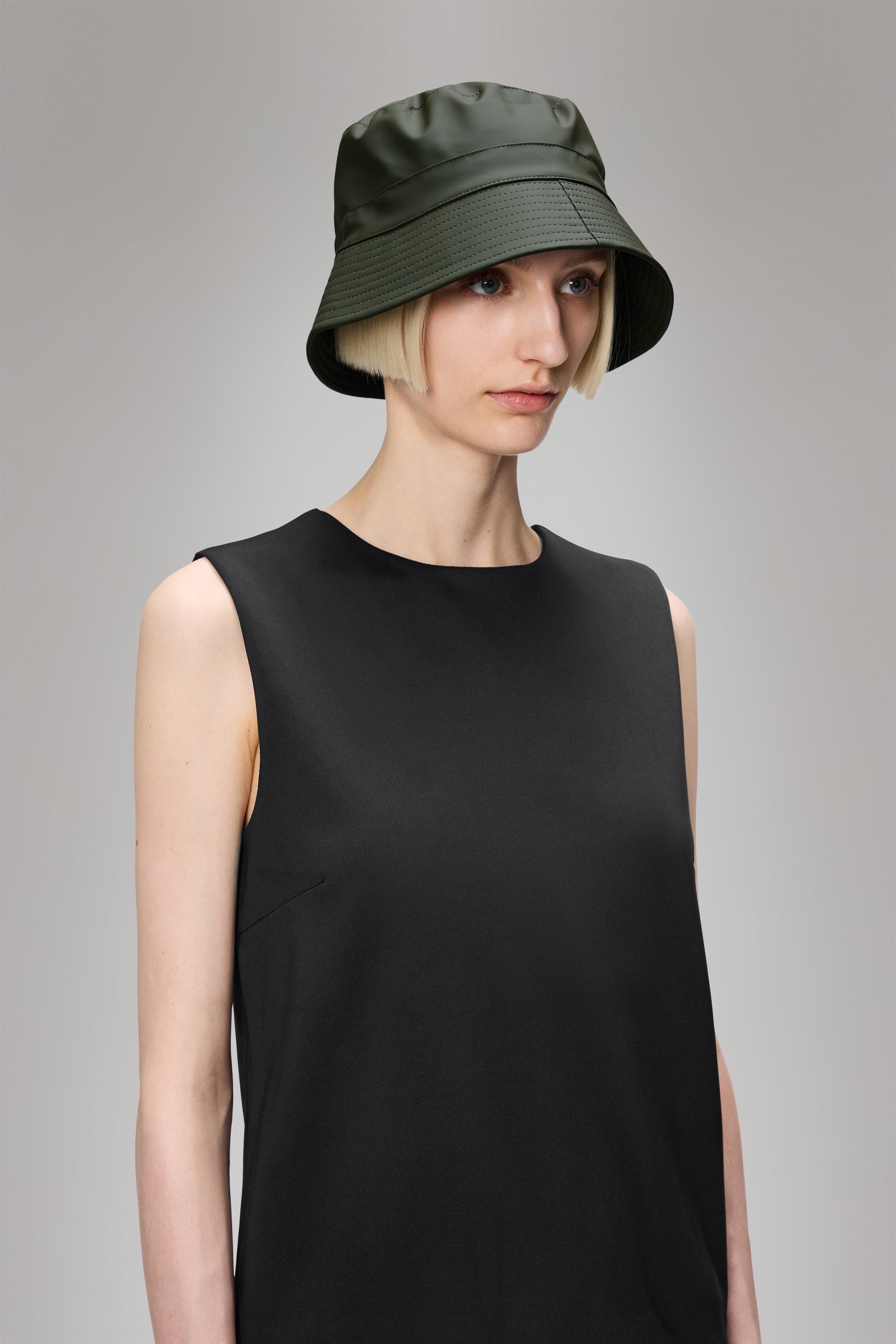 RAINS Bucket Hat Green Headwear