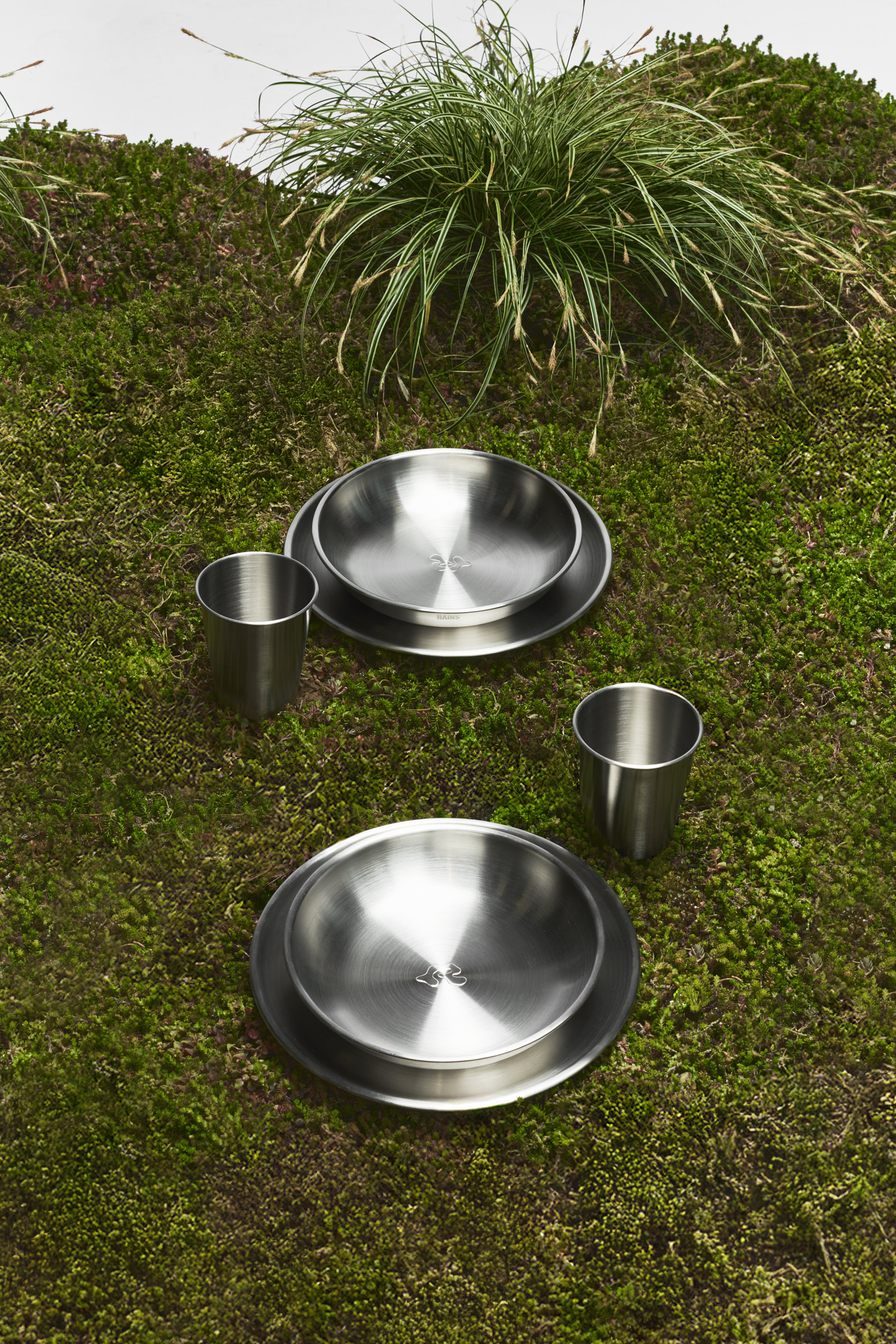 RAINS Stainless Steel 2-Pack Cups 300ml Steel