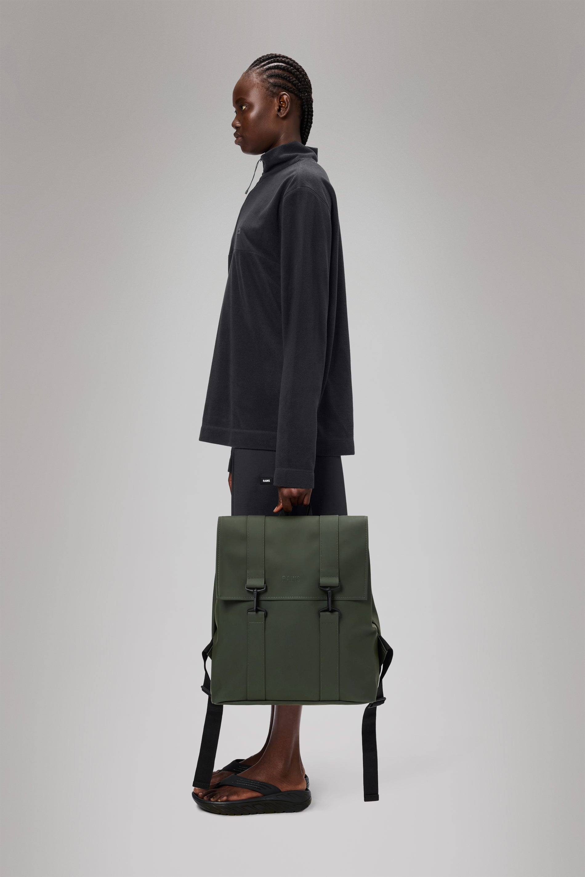 RAINS MSN Bag Green Backpack