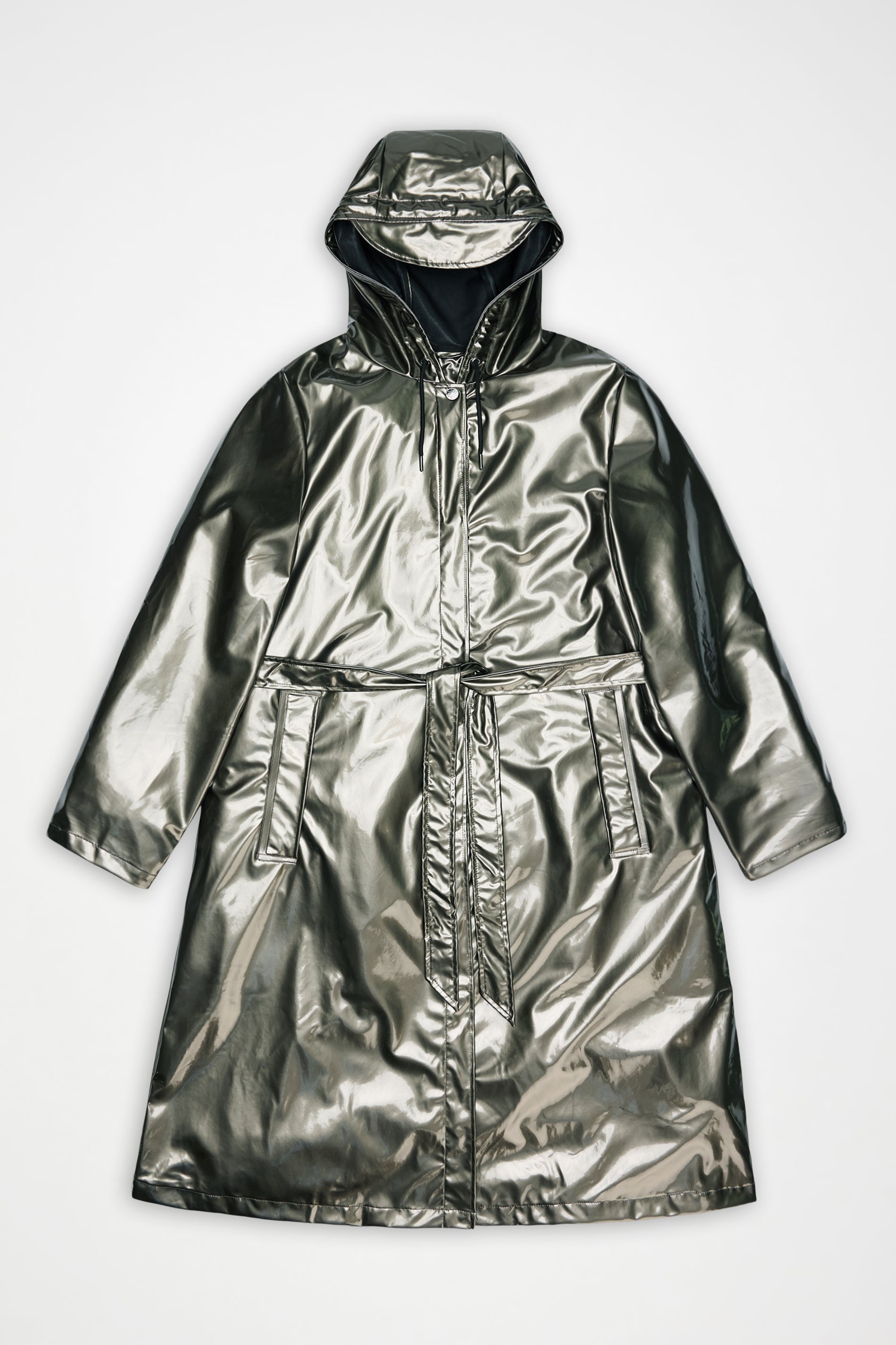 RAINS A-Line Longer W Jacket Raven Jacket