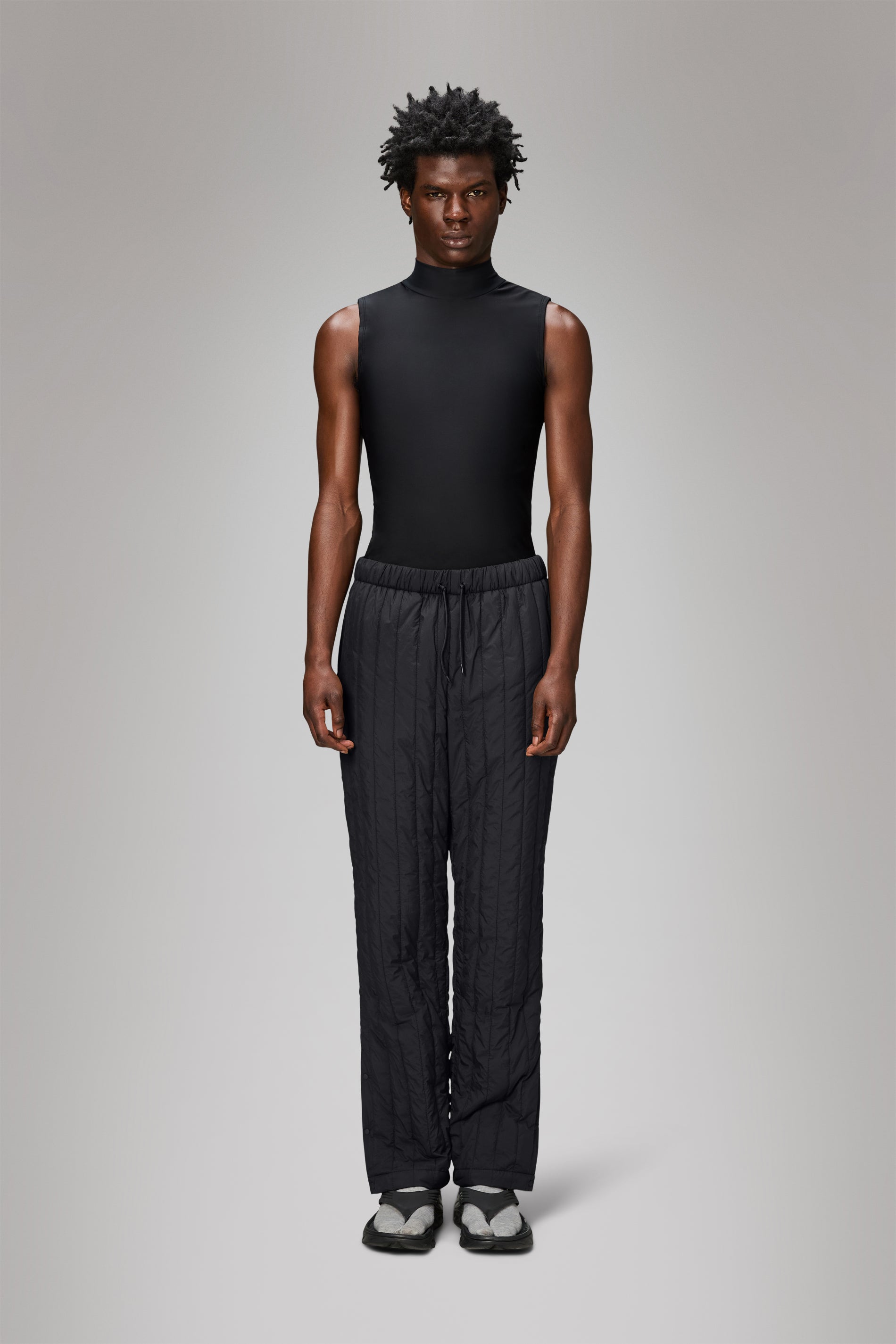 RAINS Banja Liner Pants Regular Black Pants