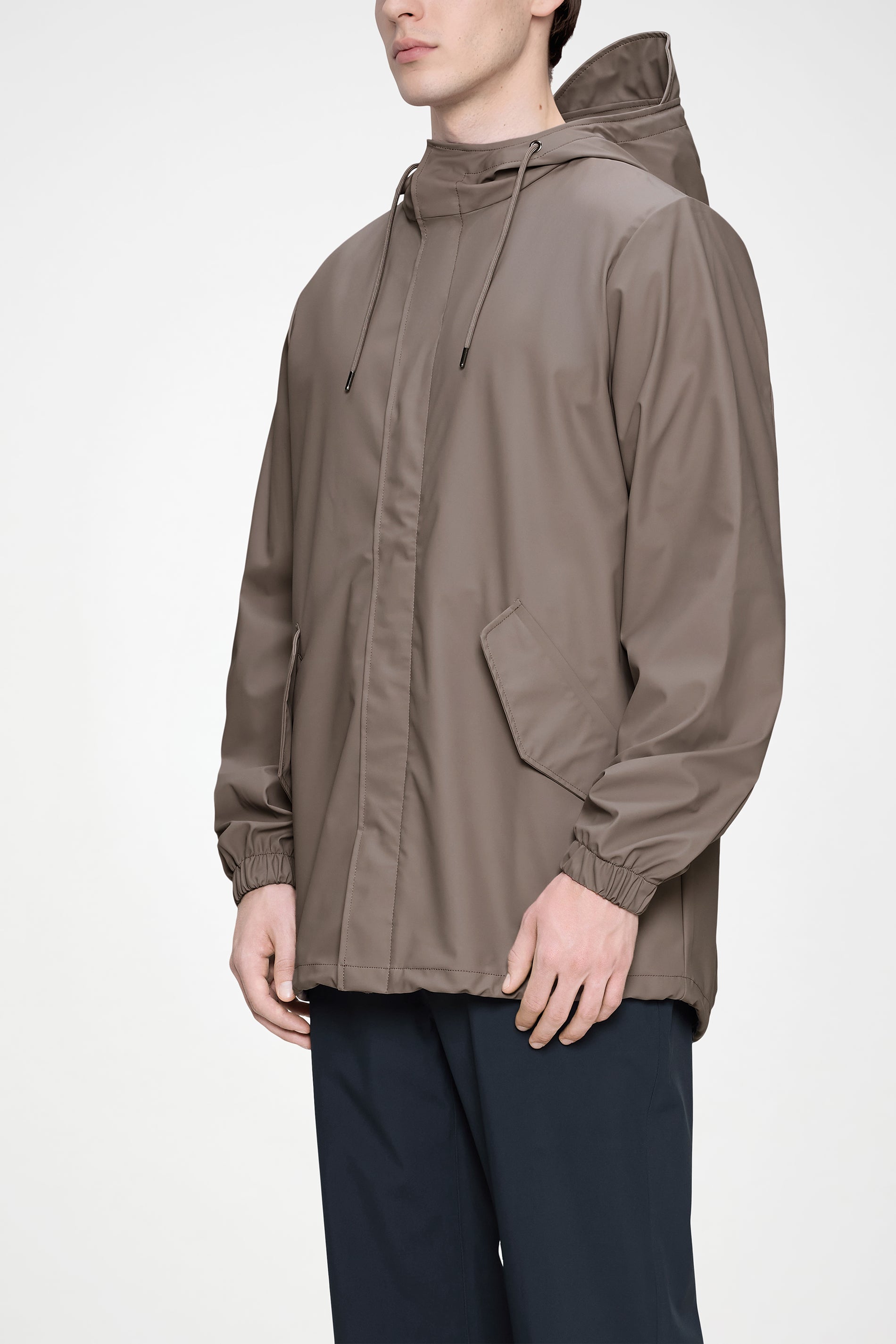 RAINS Fishtail Jacket Cinder Jacket