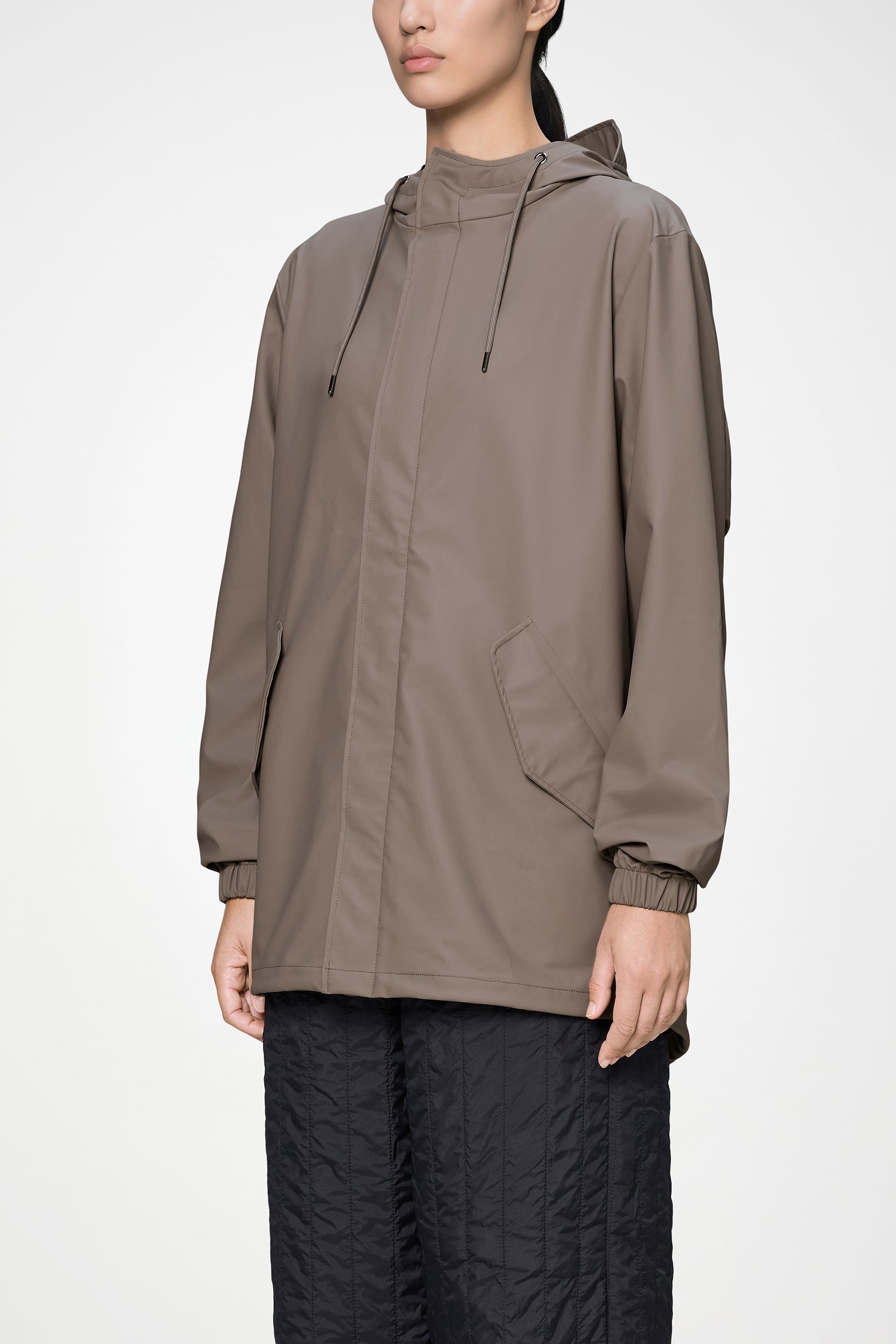 RAINS Fishtail Jacket Cinder Jacket