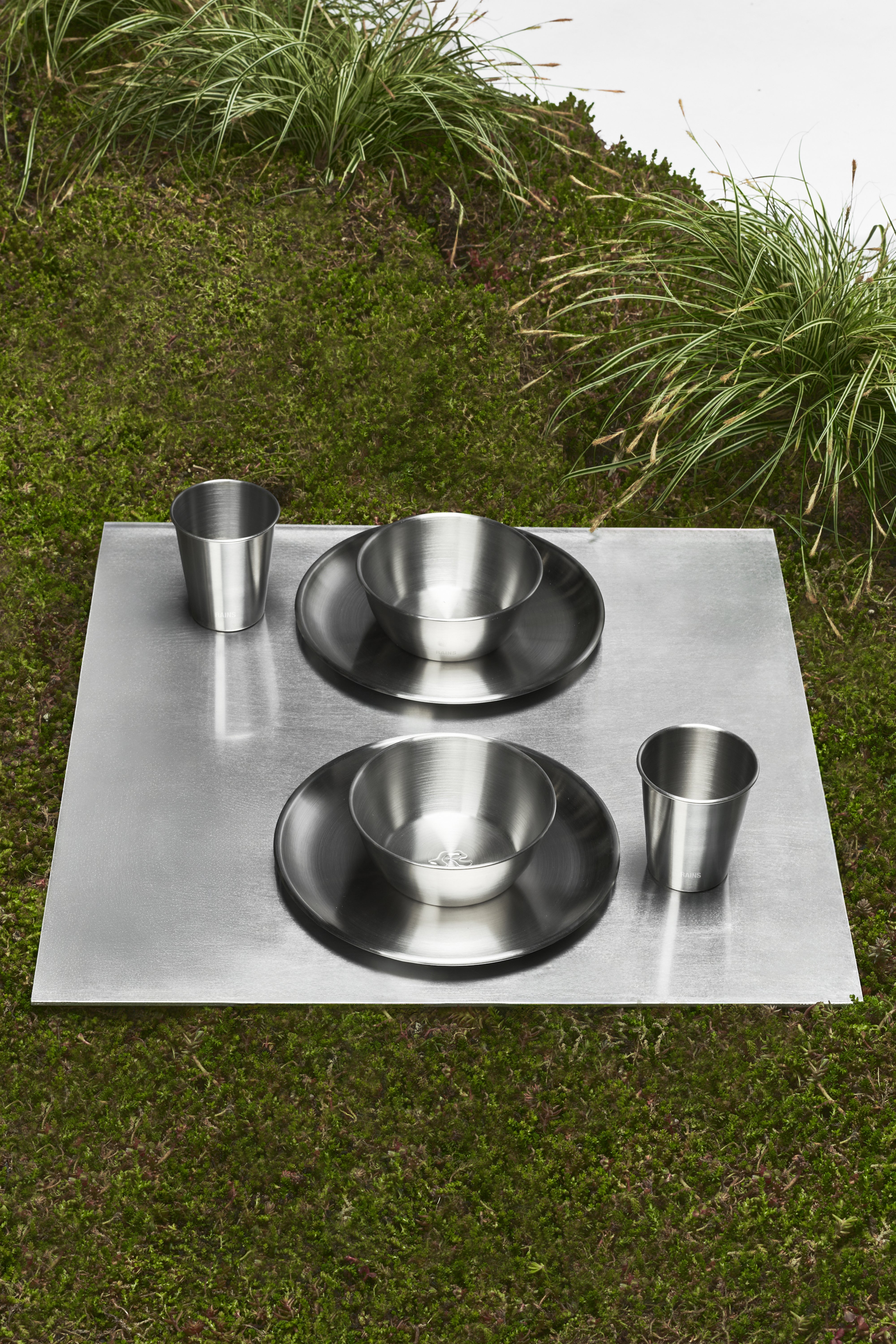 RAINS Stainless Steel 2-Pack Cups 300ml Steel