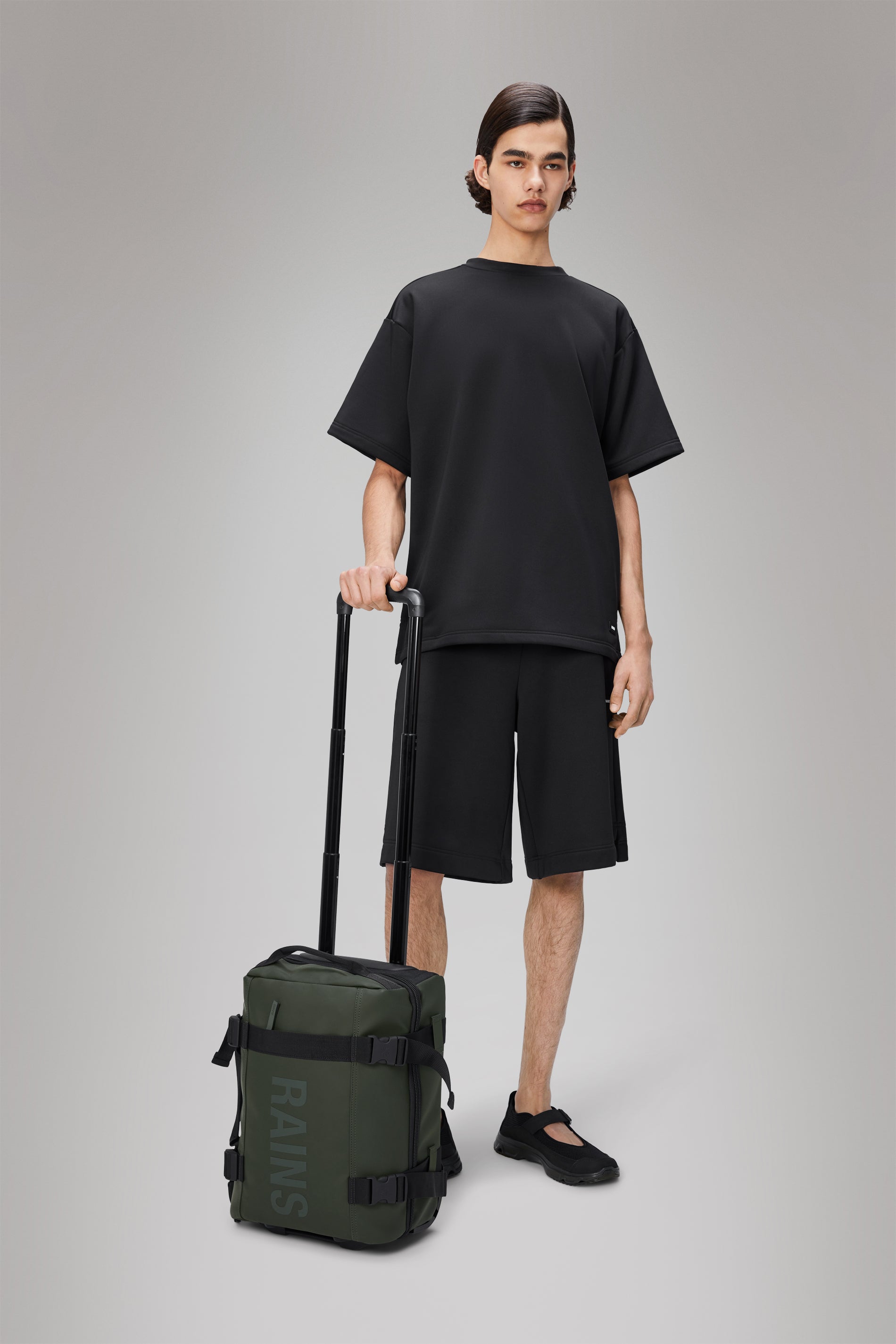 RAINS Texel Cabin Bag Mini Green 28L H45 x D20 x W31 cm Trolley