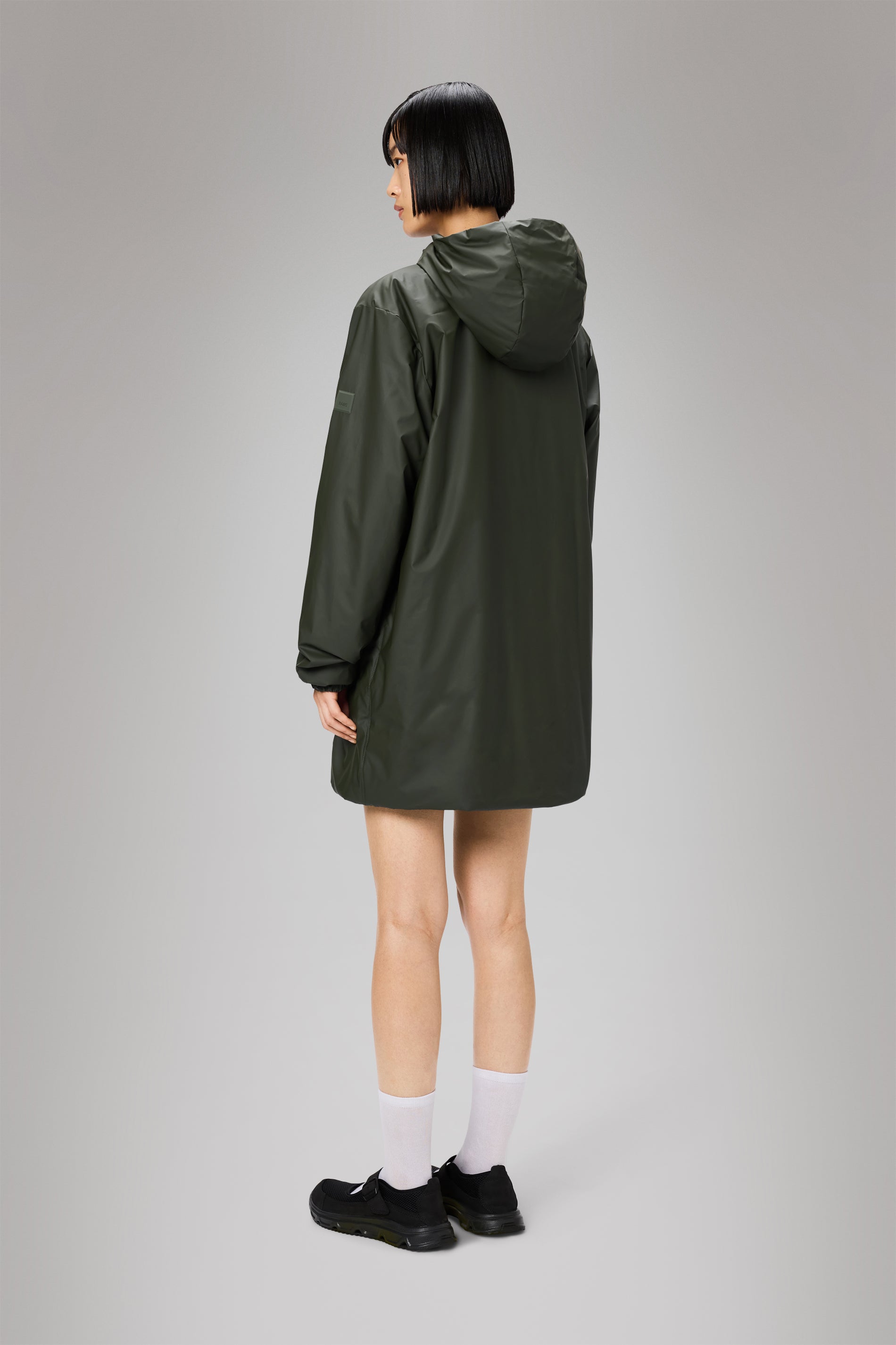 RAINS Lohja Long Insulated Jacket Green Jacket