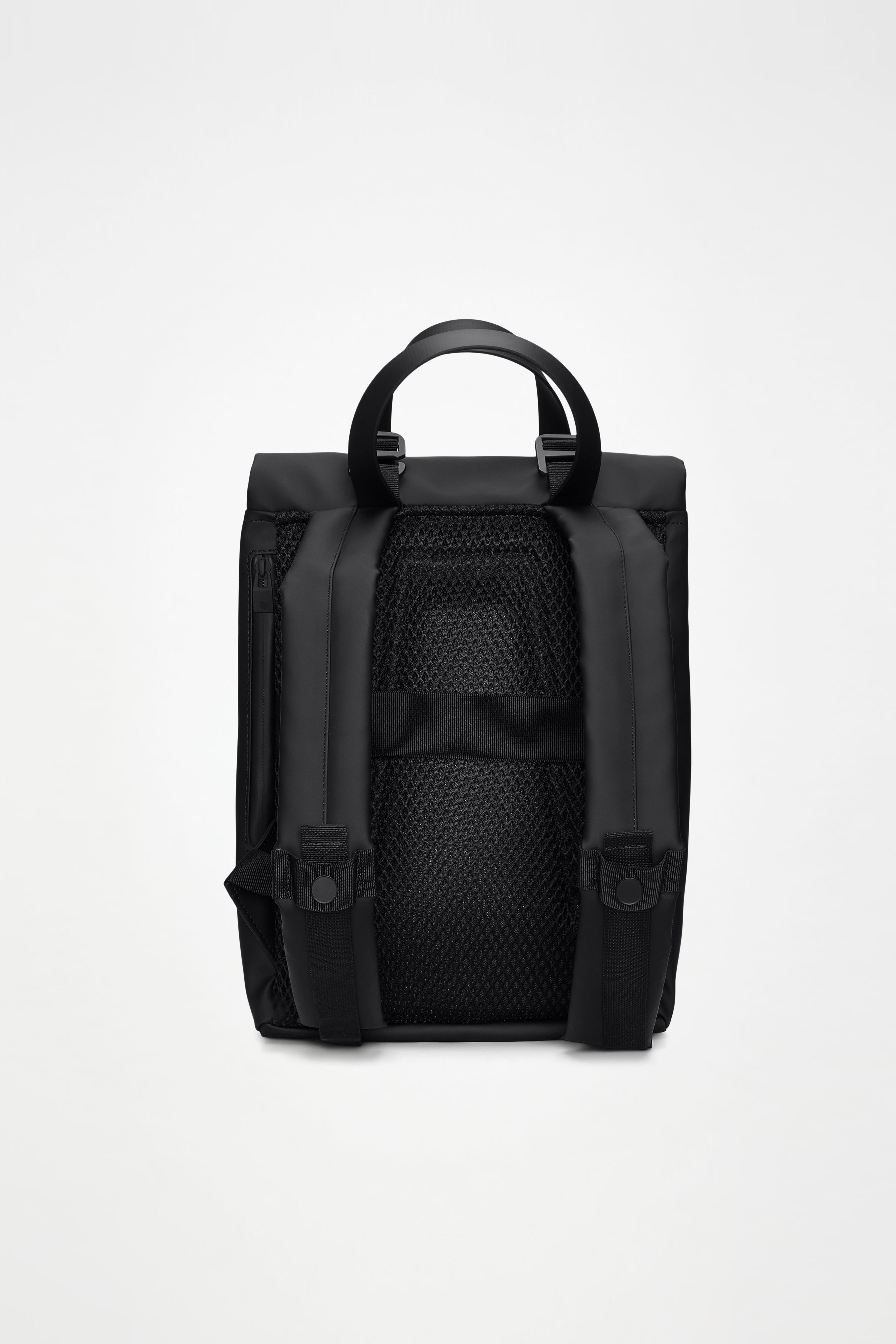 RAINS 2 Way Tote Backpack Mini Black Backpack