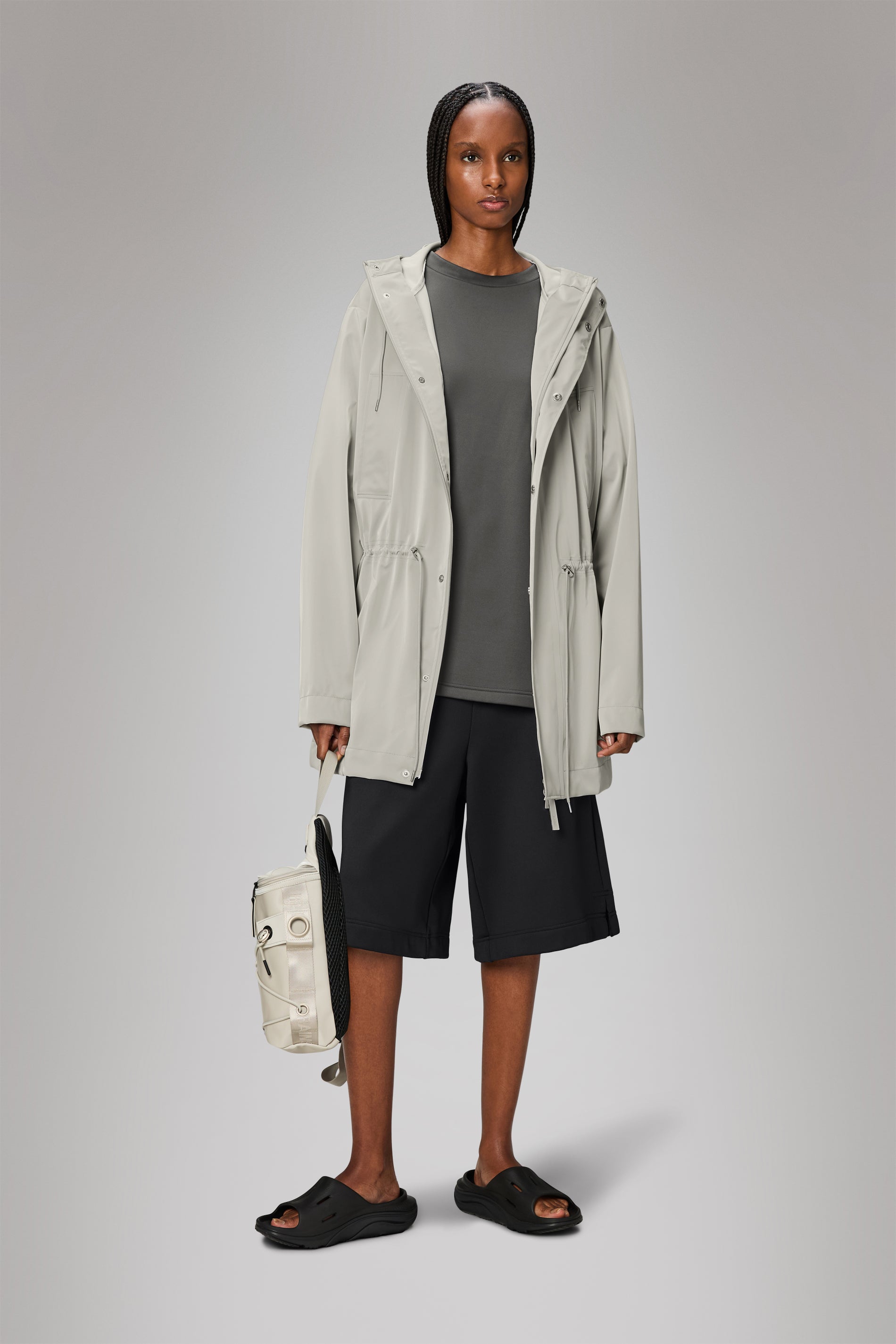 RAINS Bold Long Jacket Matrix Jacket