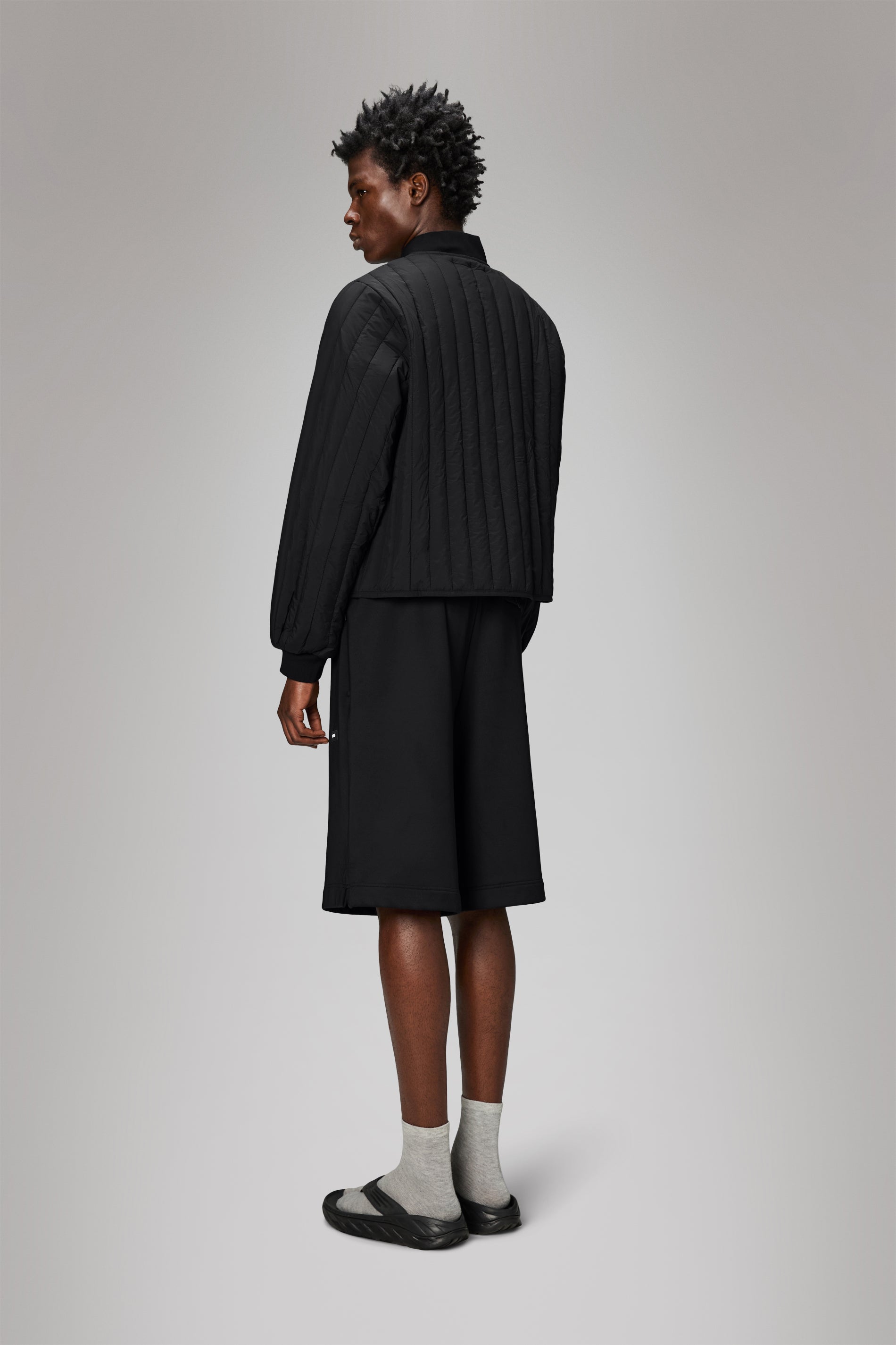 RAINS Banja Liner Bomber W Jacket Black Jacket