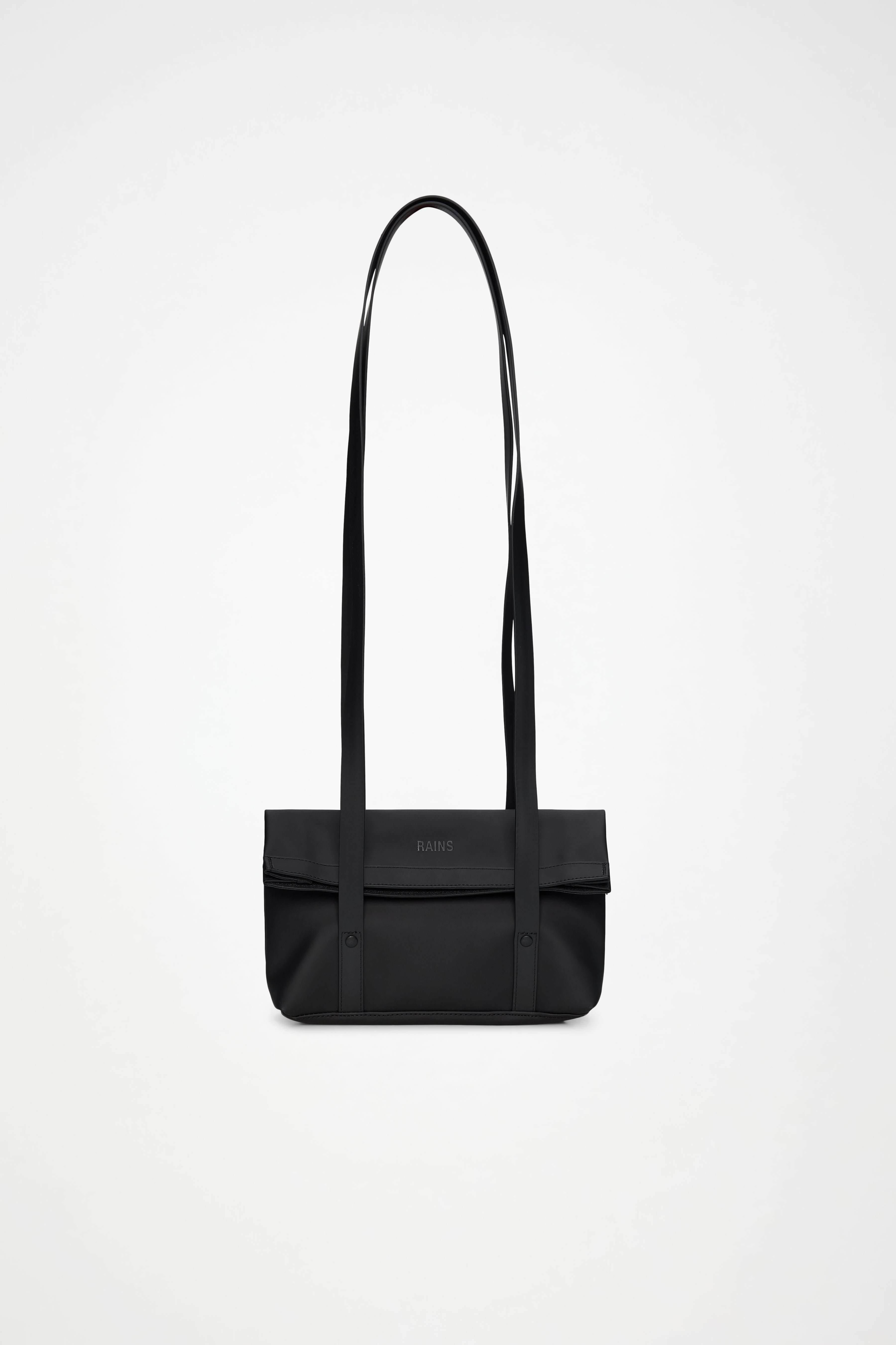 RAINS 2 Strap Crossbody Bag Black Crossbody