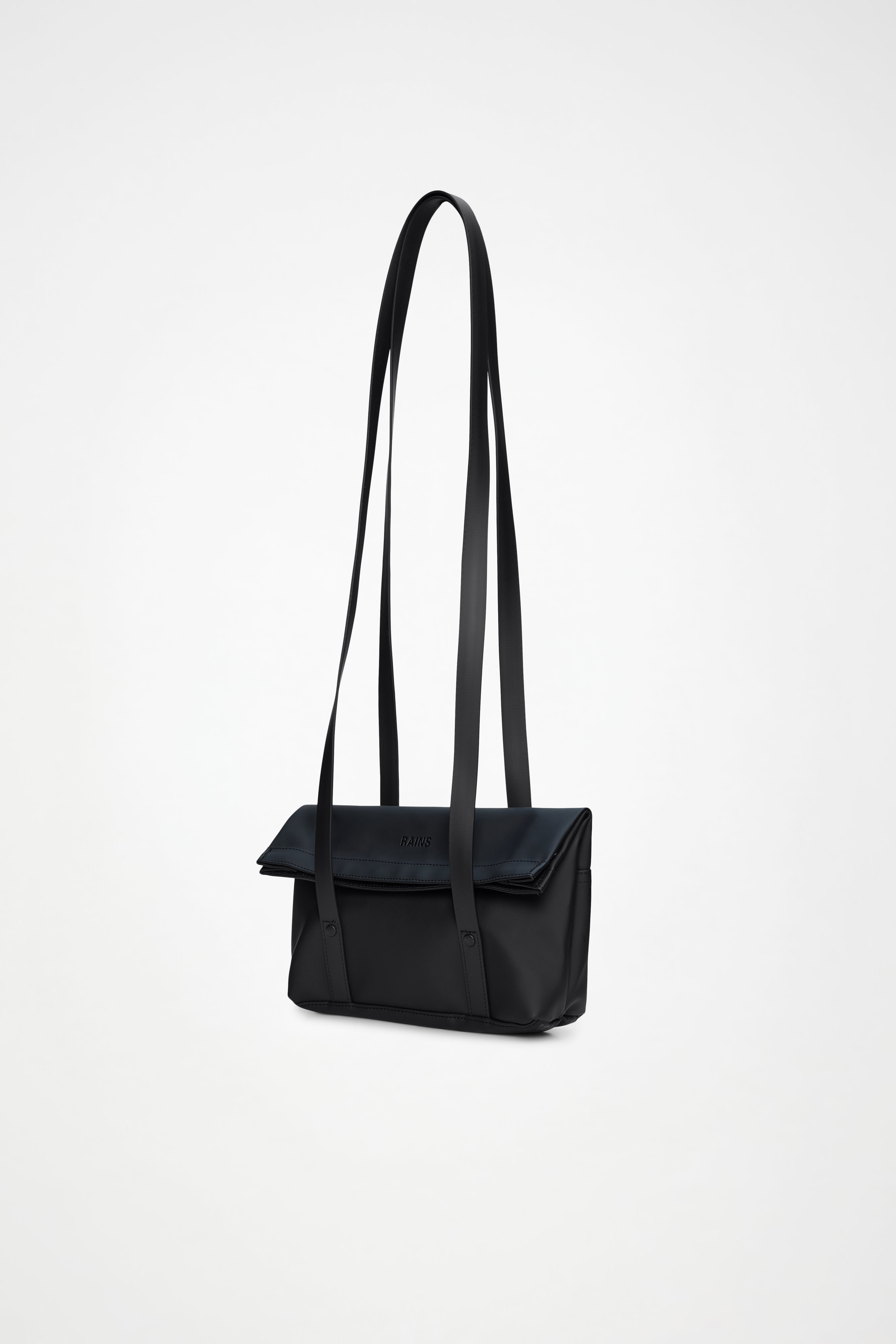 RAINS 2 Strap Crossbody Bag Black Crossbody