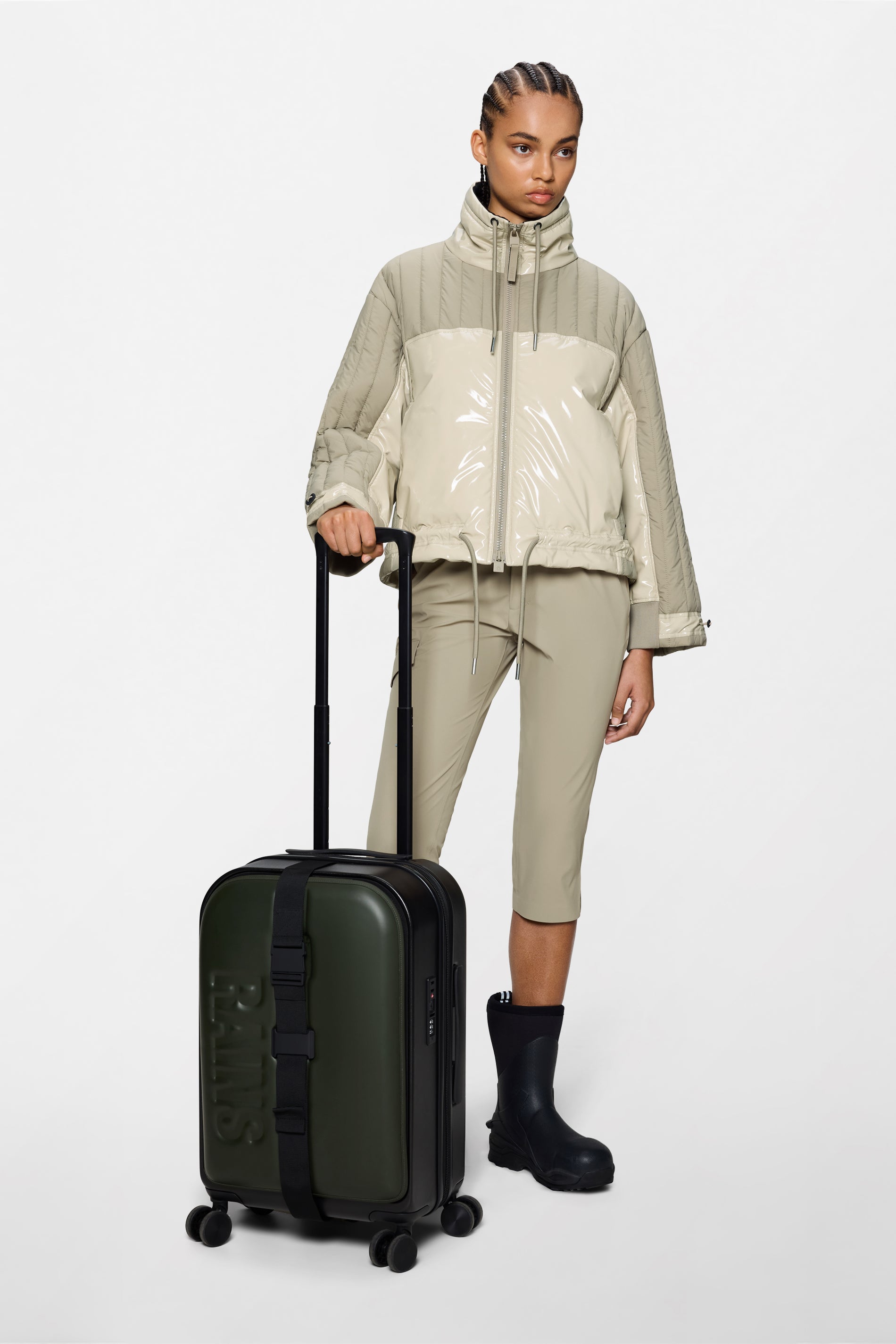 RAINS Texel Cabin Trolley Green Cabin