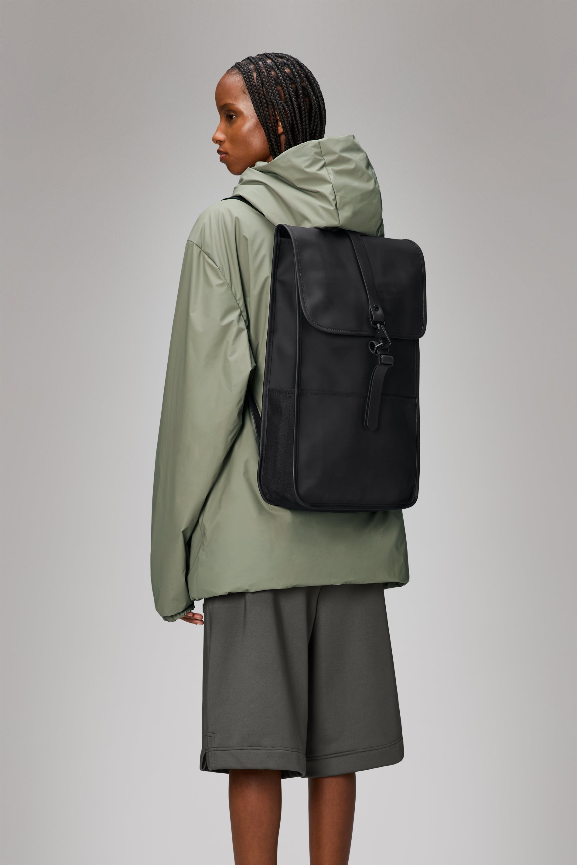 RAINS Backpack Black Backpack