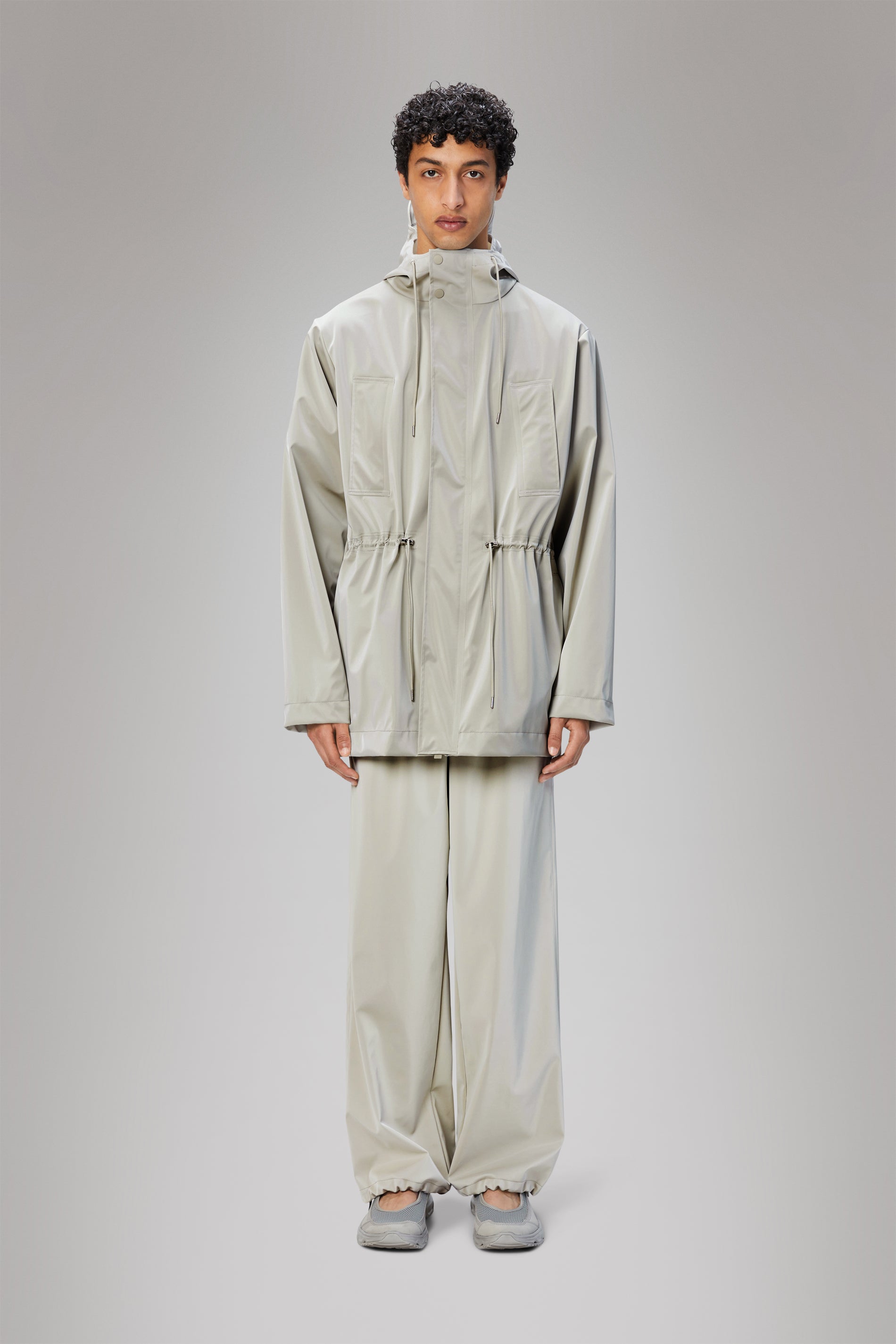 RAINS Bold Long Jacket Matrix Jacket