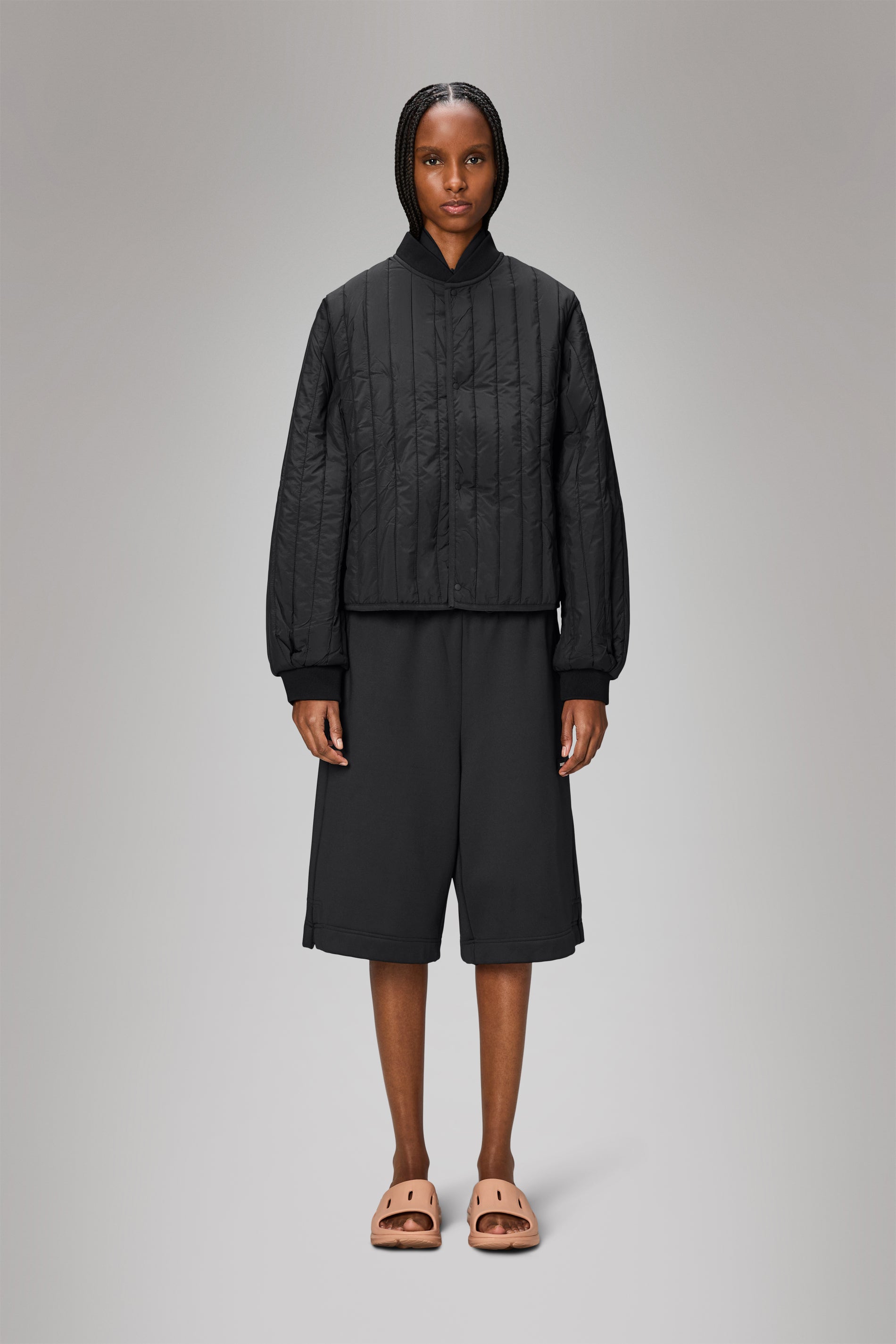 RAINS Banja Liner Bomber W Jacket Black Jacket