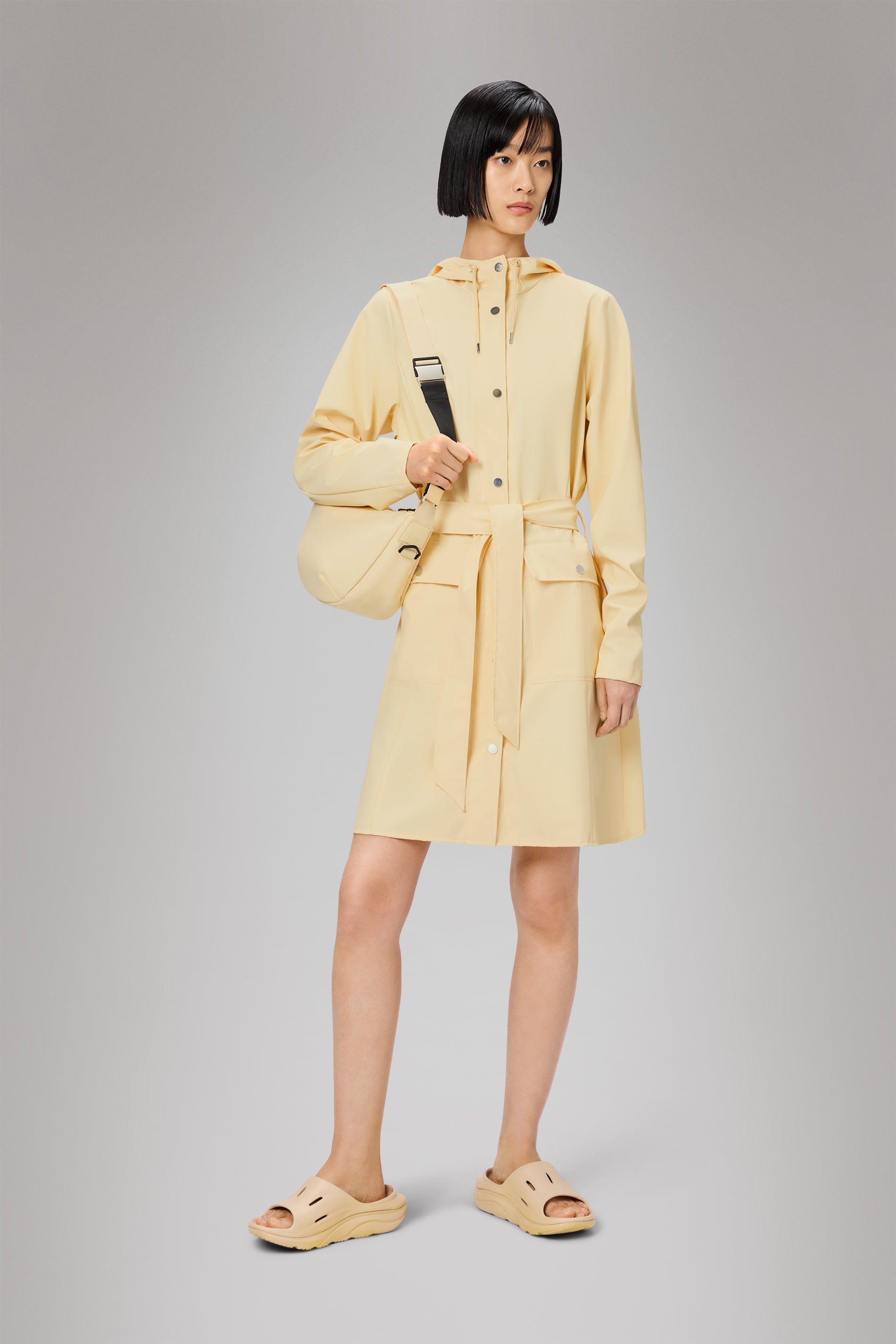 RAINS Curve Long Jacket
 Gleam Jacket