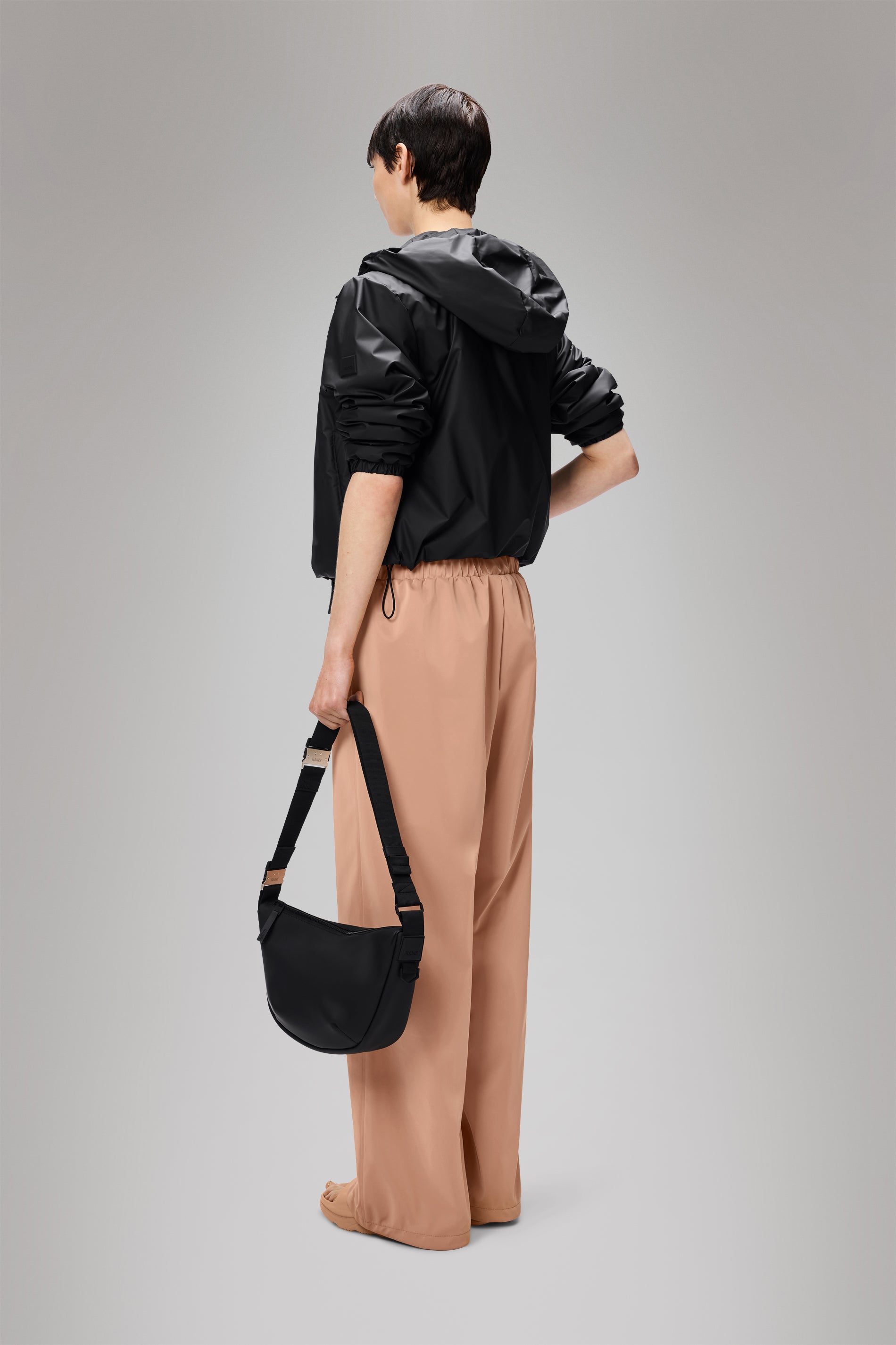 RAINS Lohja Short Insulated Jacket Black Jacket