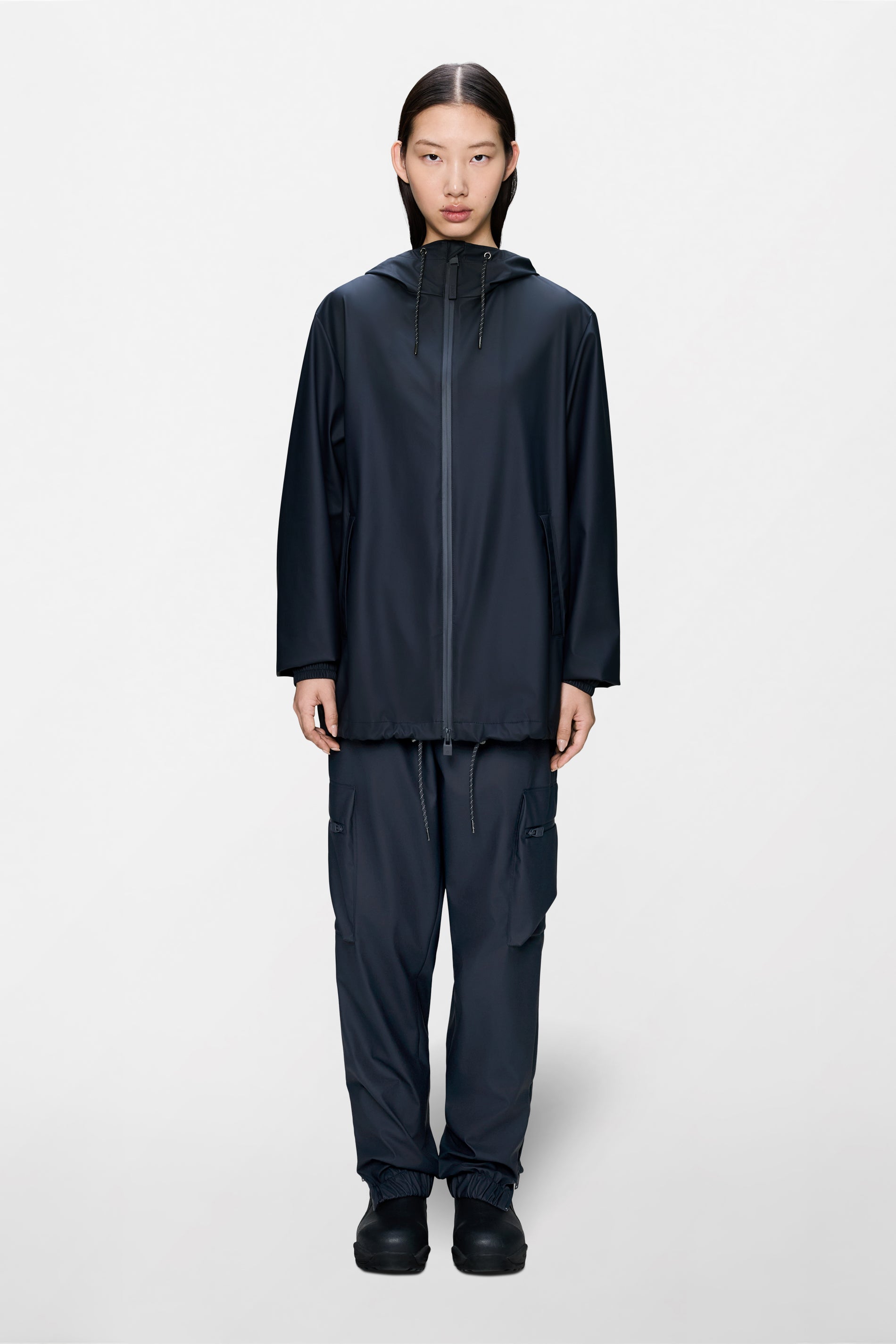 RAINS Storm Breaker Navy Jacket