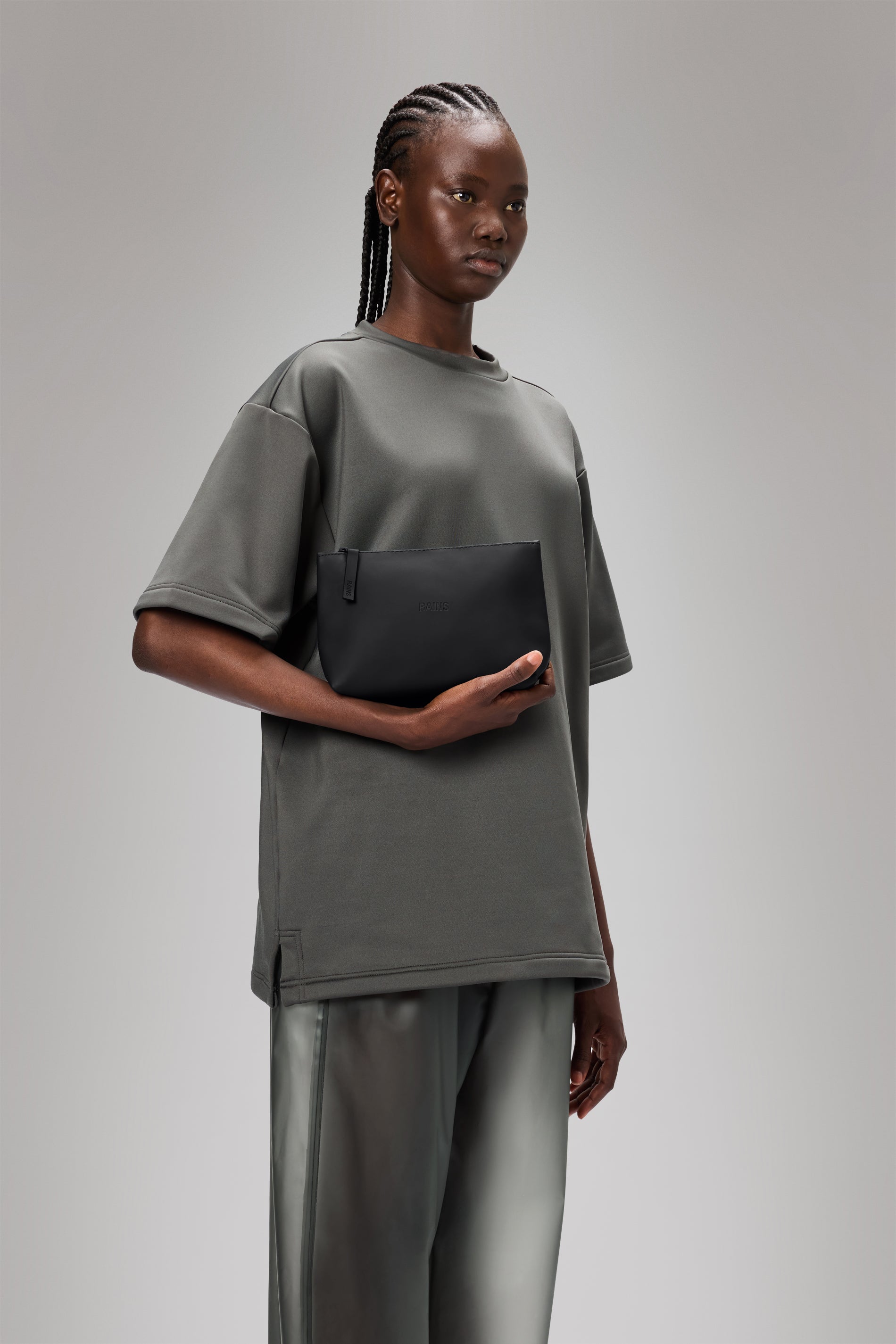 RAINS Cosmetic Bag Black Wash Bag