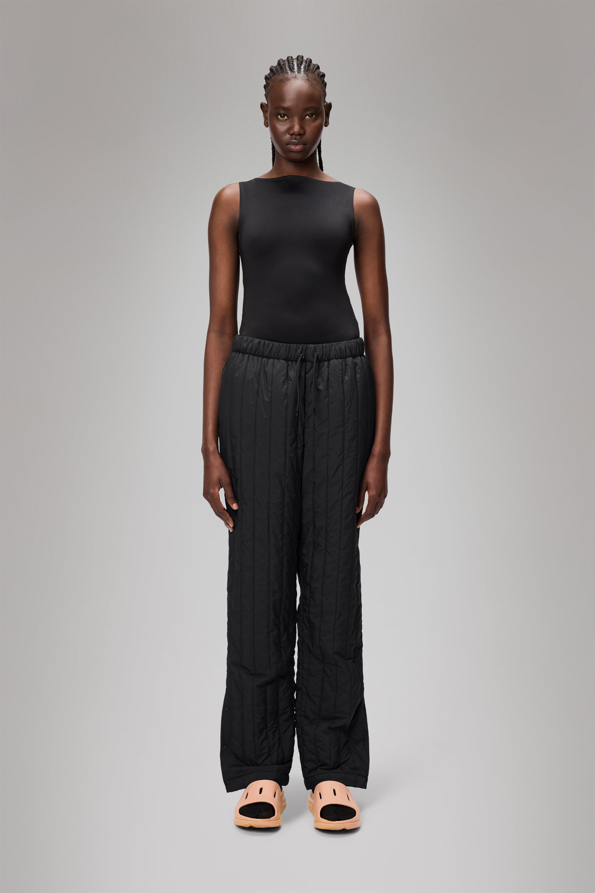 RAINS Banja Liner Pants Regular Black Pants