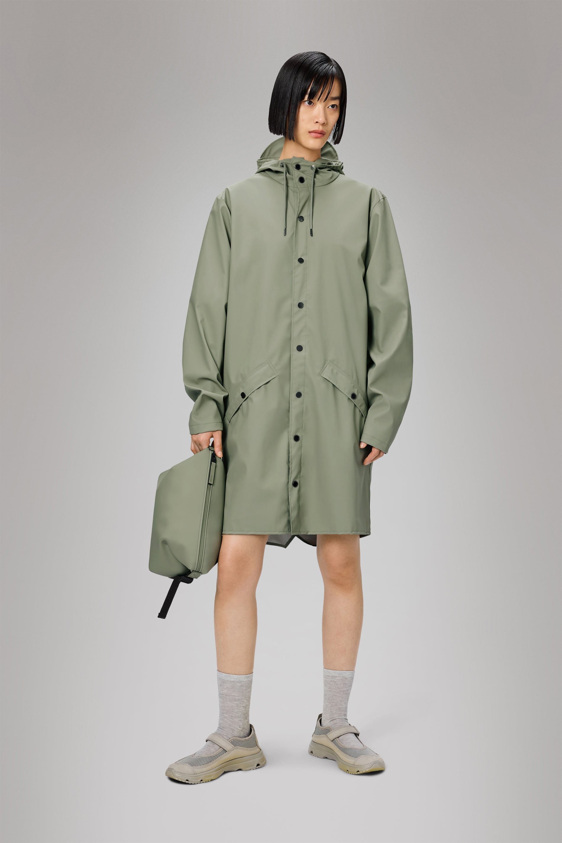 RAINS Long Jacket Drift Jacket