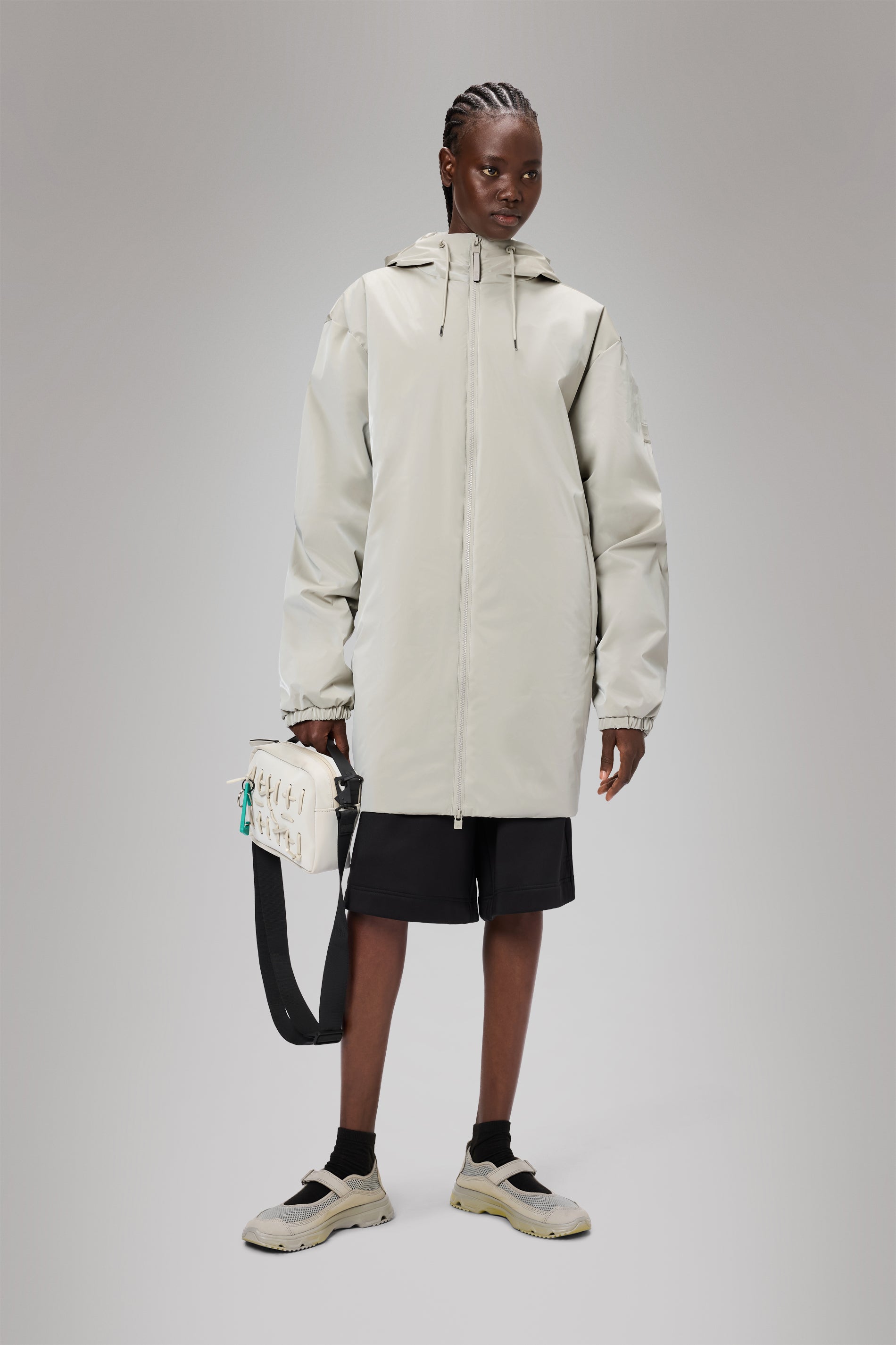 RAINS Lohja Long Insulated Jacket Matrix Jacket