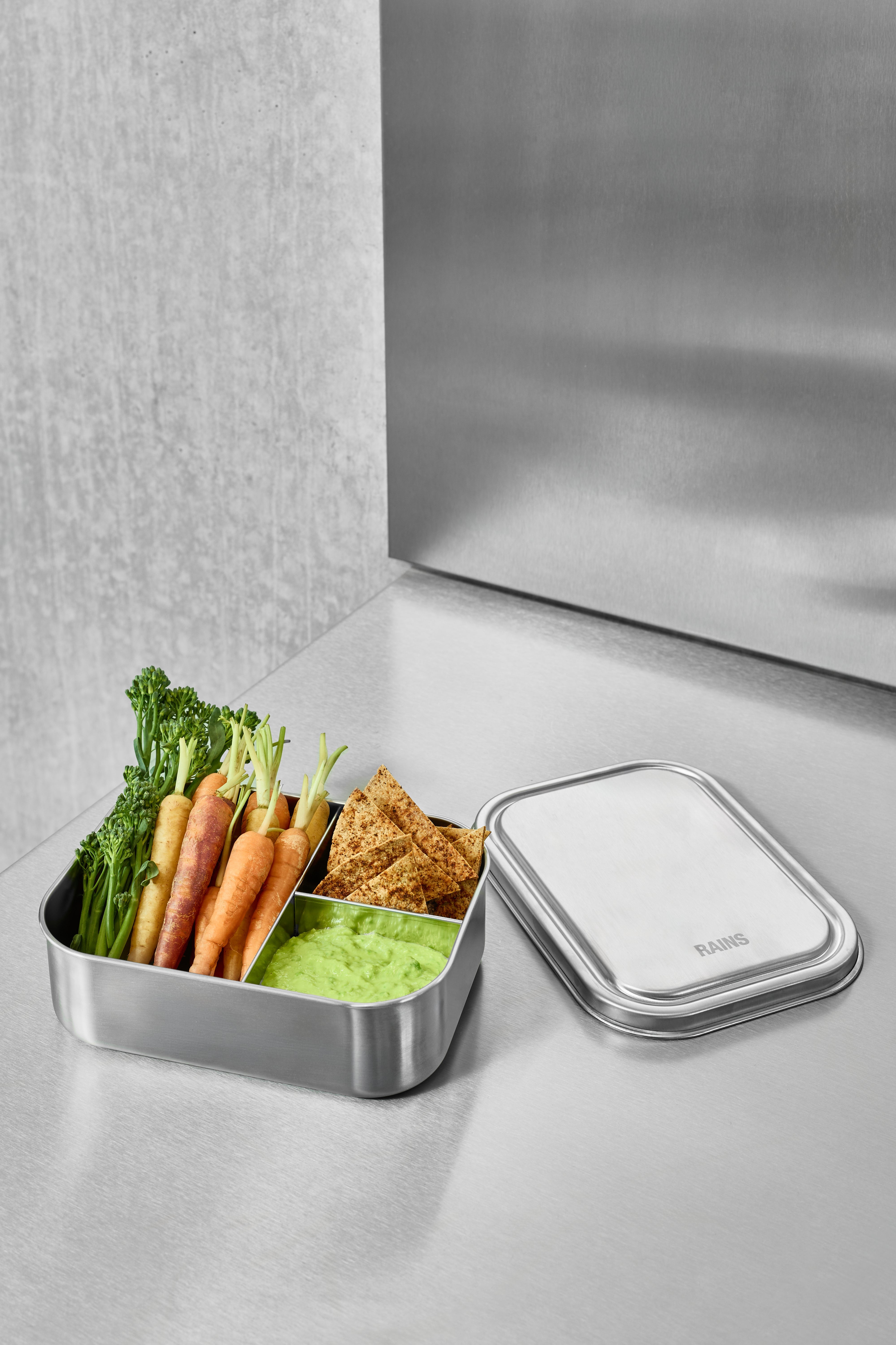 RAINS Lunch Box Large Steel