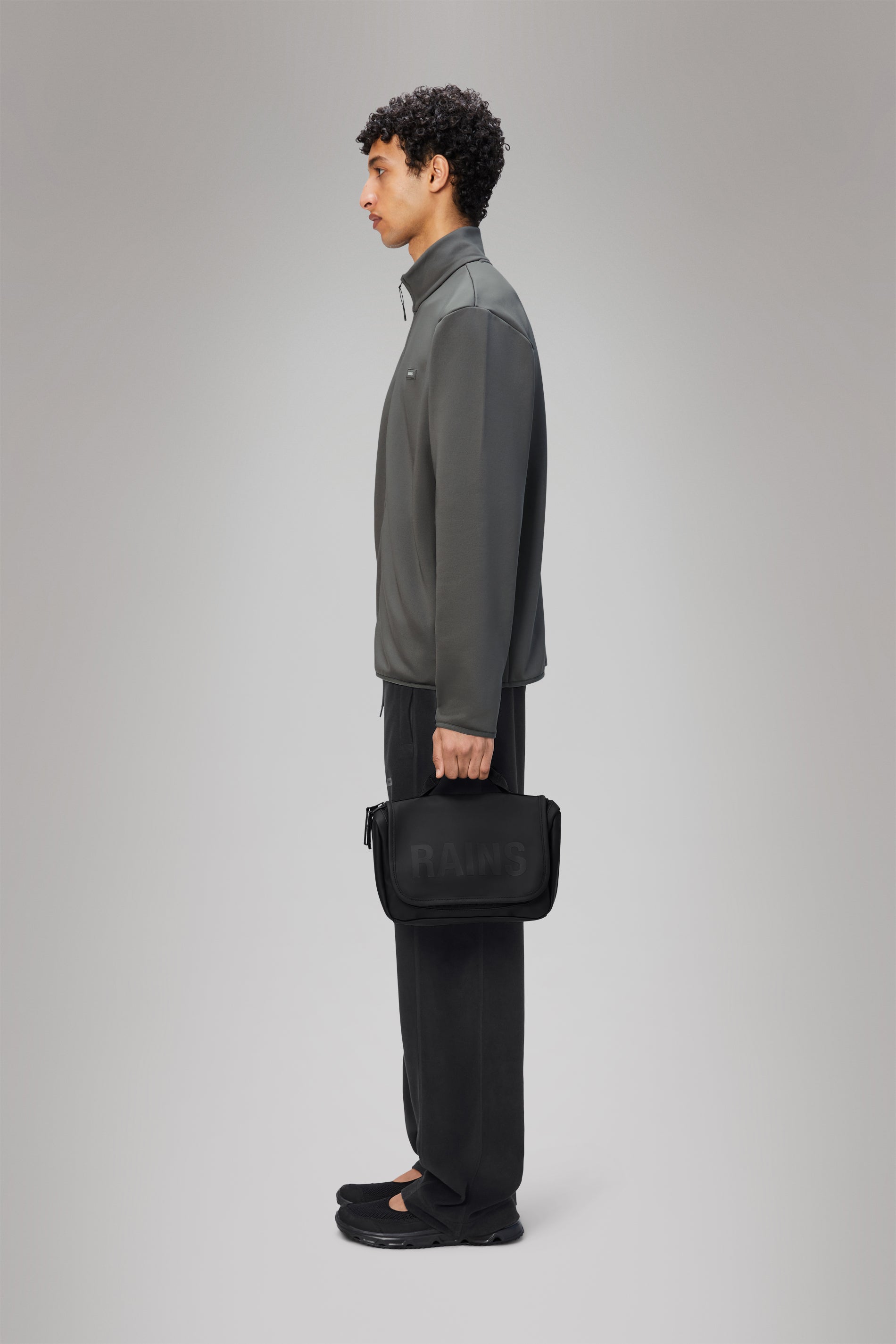 RAINS Texel Wash Bag Black Wash Bag