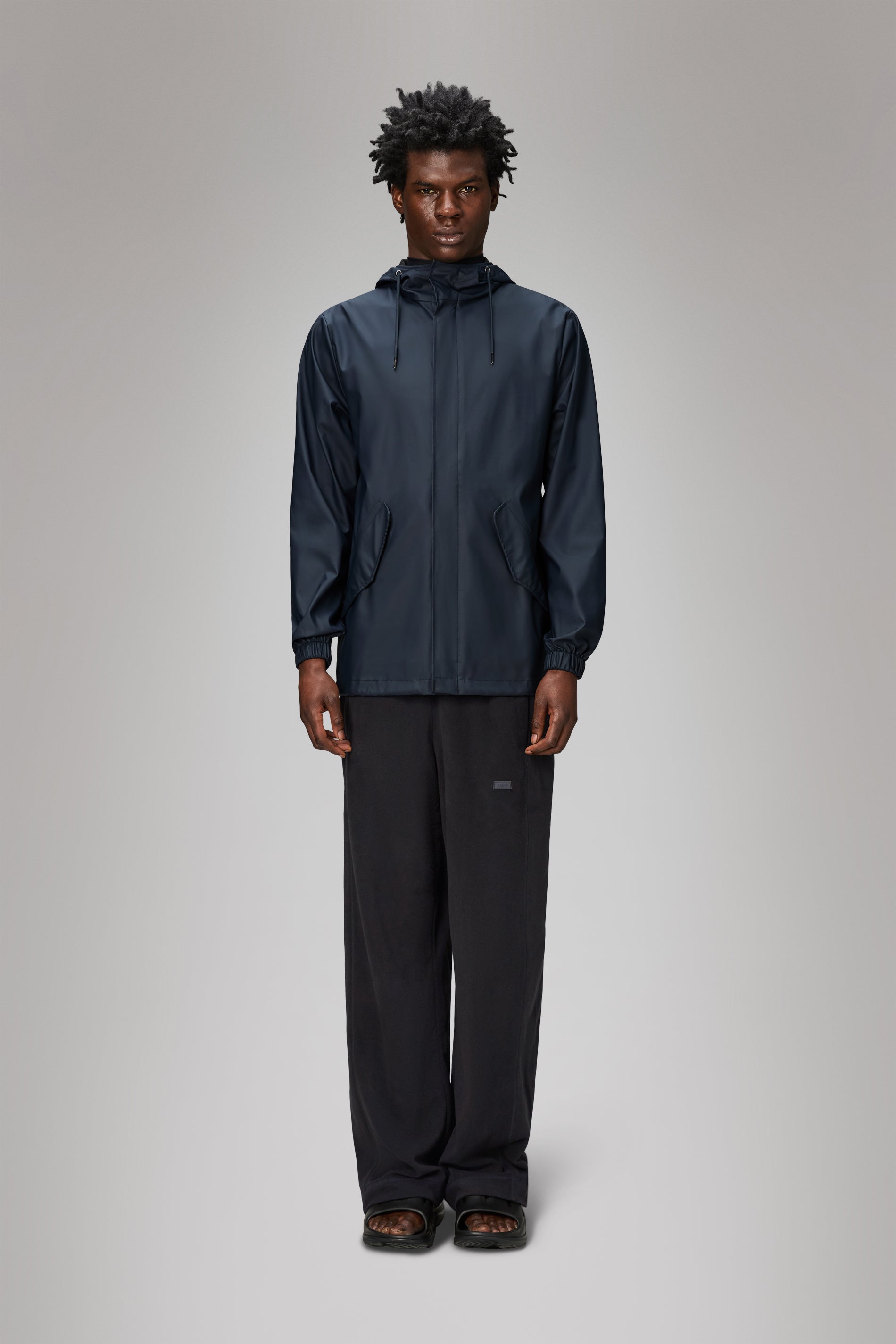 Rains Fishtail Jacket Navy Jacket