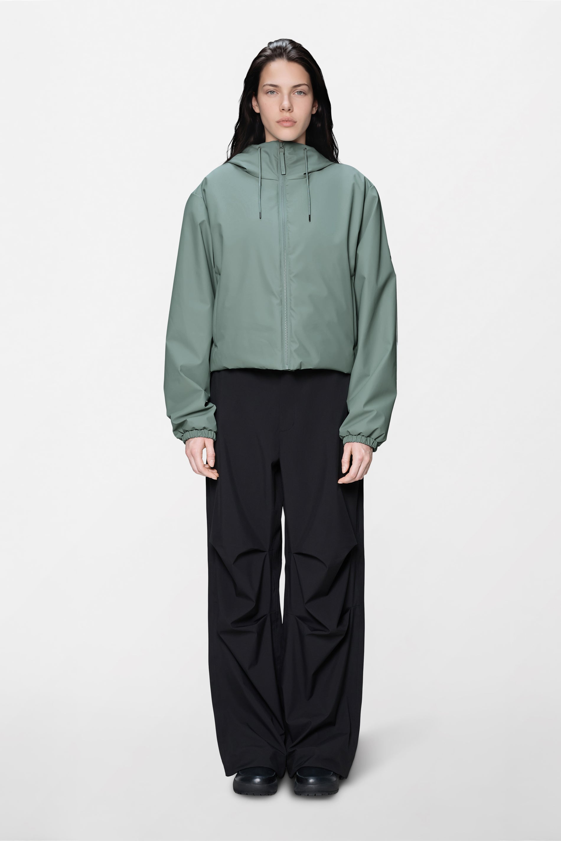 RAINS Lohja Short Insulated Jacket Sage Jacket