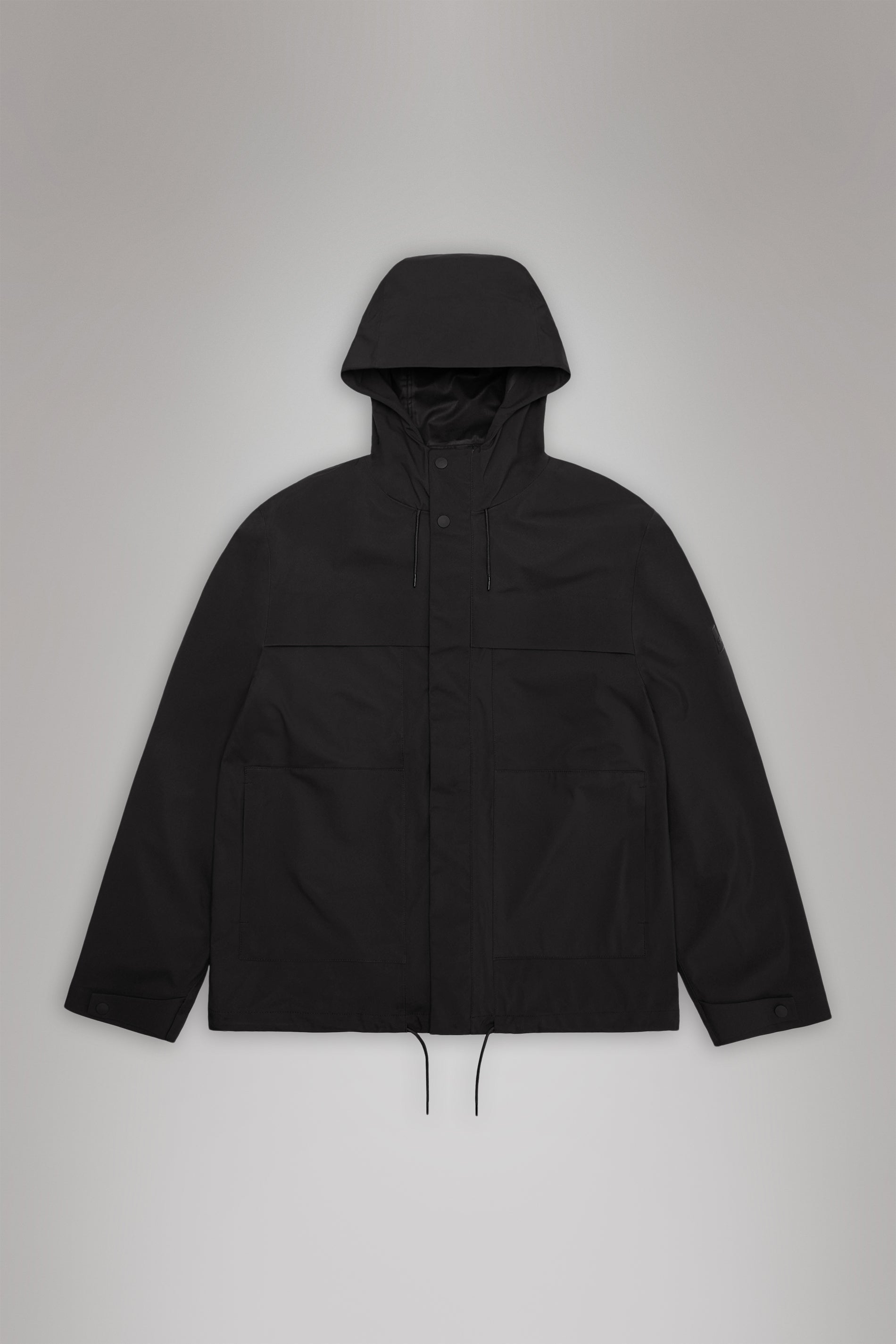 RAINS Suva Hardshell Cargo Jacket Black Jacket