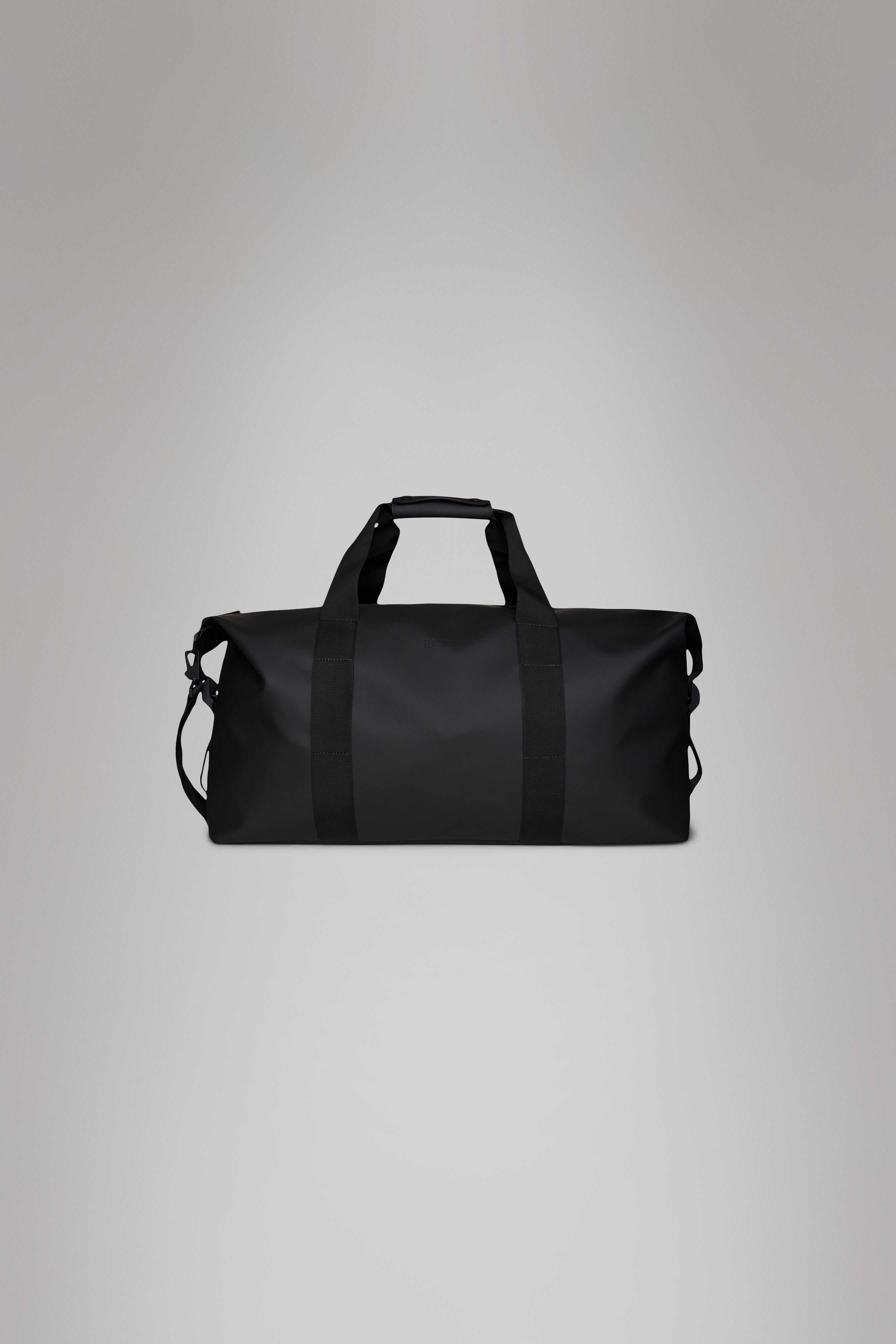 RAINS Hilo Weekend Bag Large Black 47L H29 x D27 x W60 cm Weekender