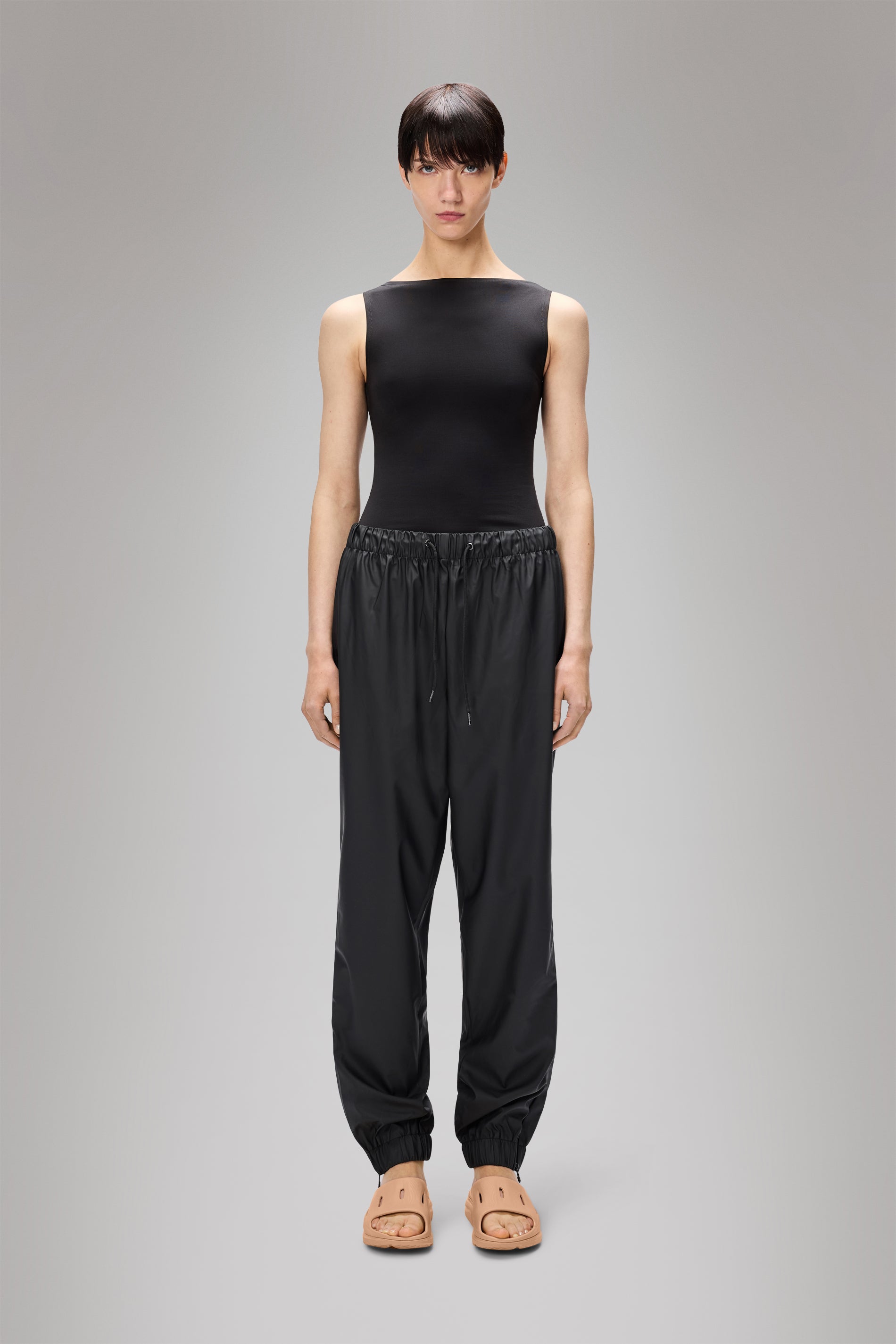 RAINS Rain Pants Regular Black Pants