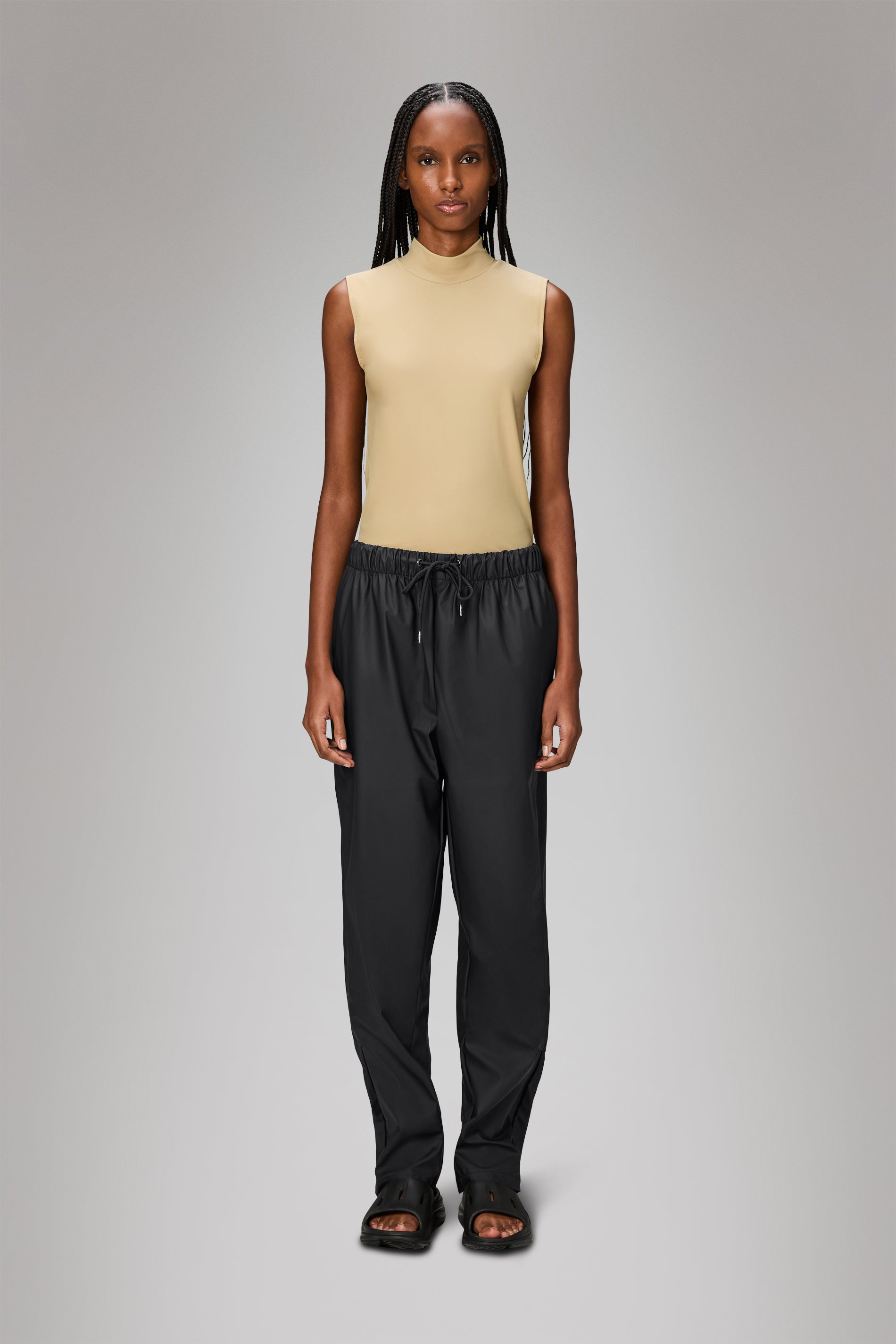 RAINS Rain Pants Slim Black Pants