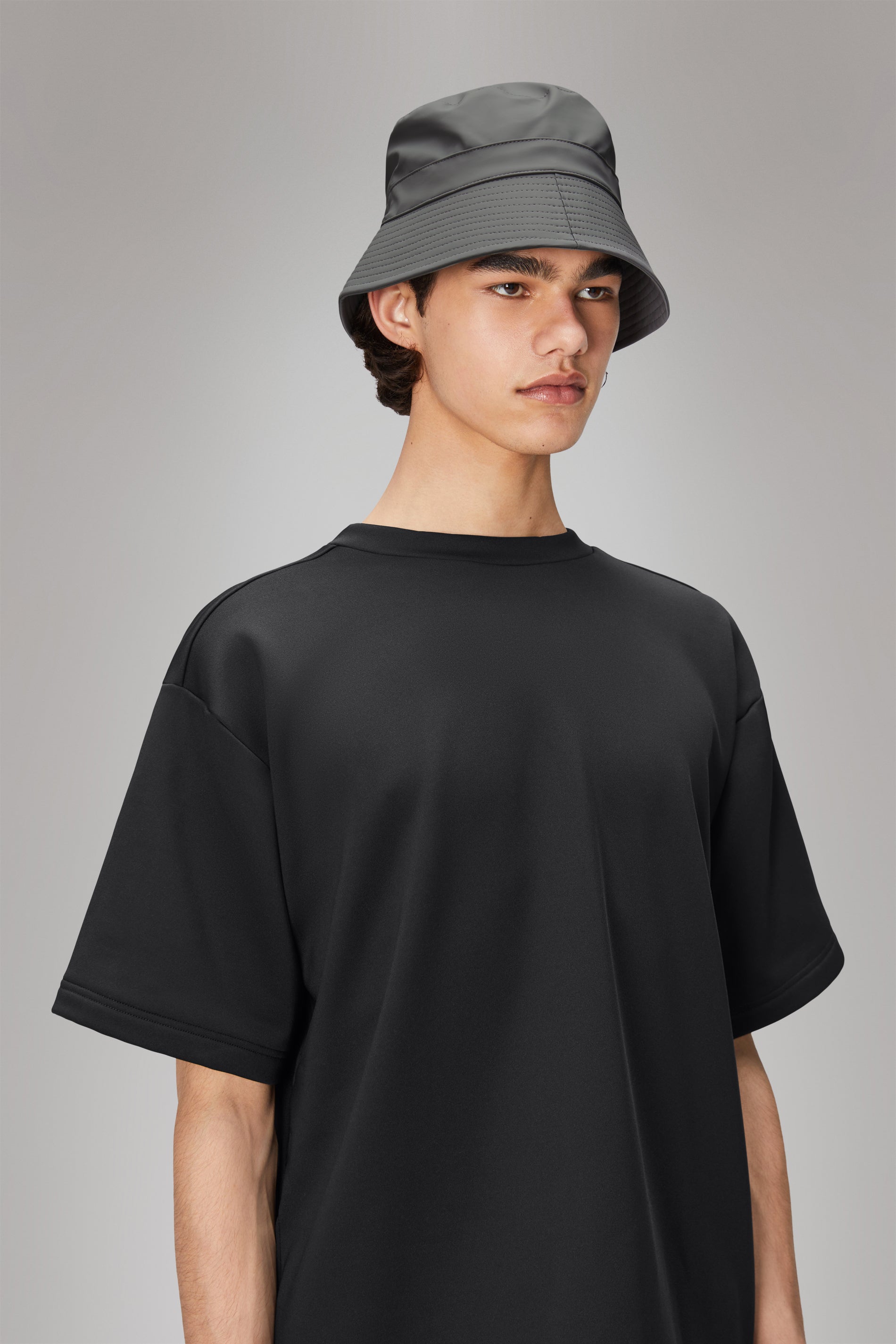 RAINS Bucket Hat Grey Headwear