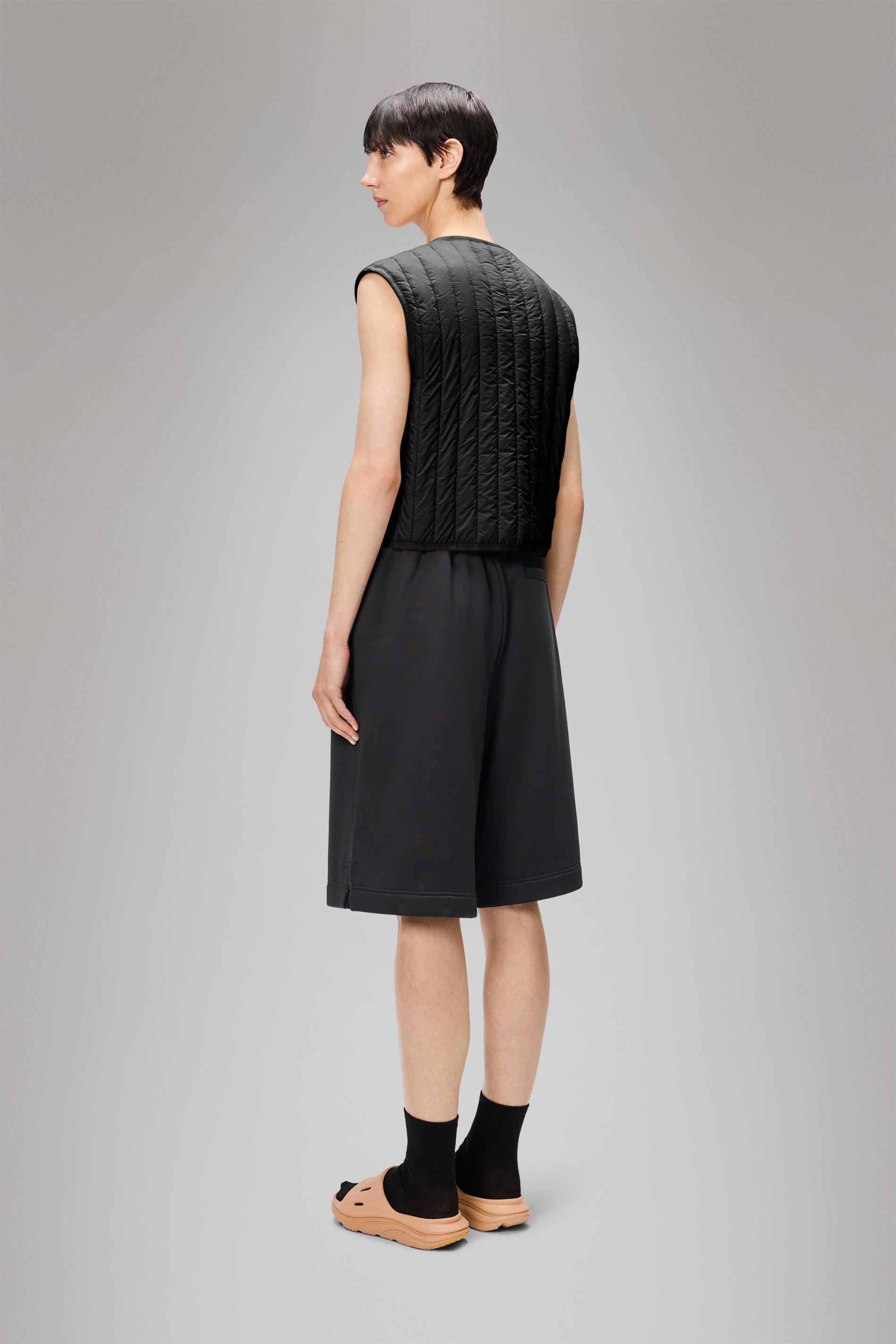 RAINS Banja Short Liner W Vest Black Vest