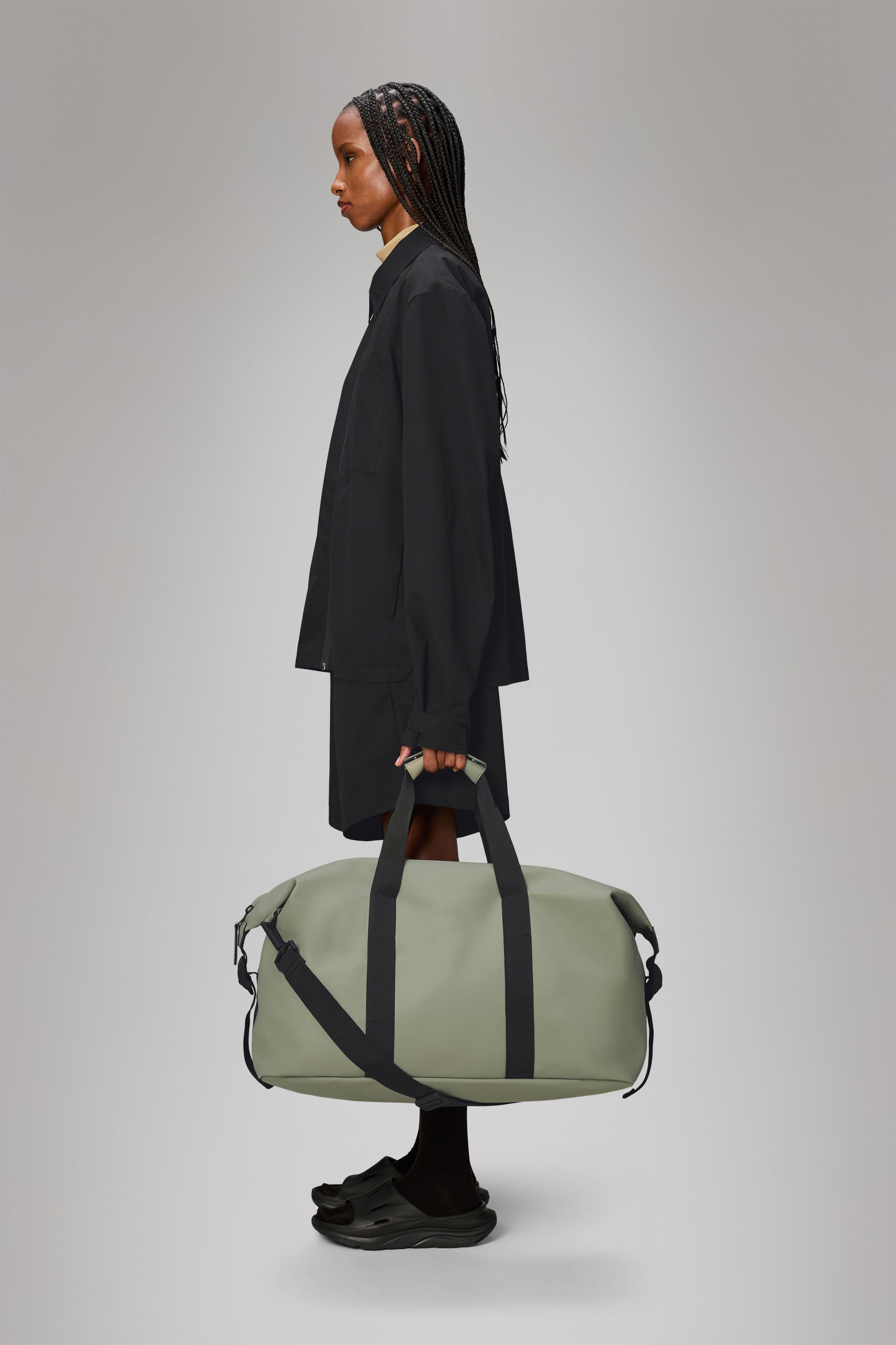 RAINS Hilo Weekend Bag Drift Weekender