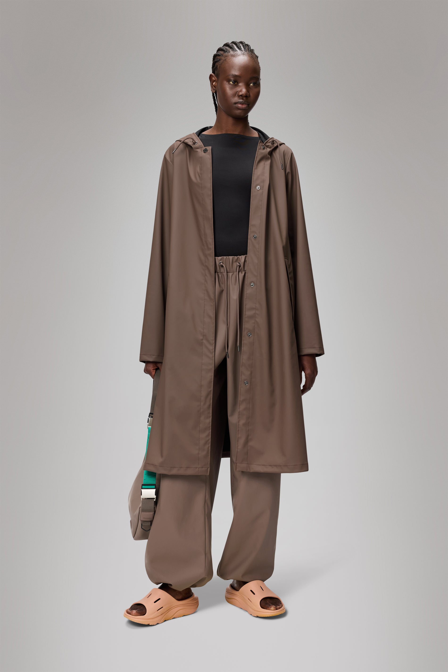 RAINS A-Line Longer W Jacket Shade Jacket