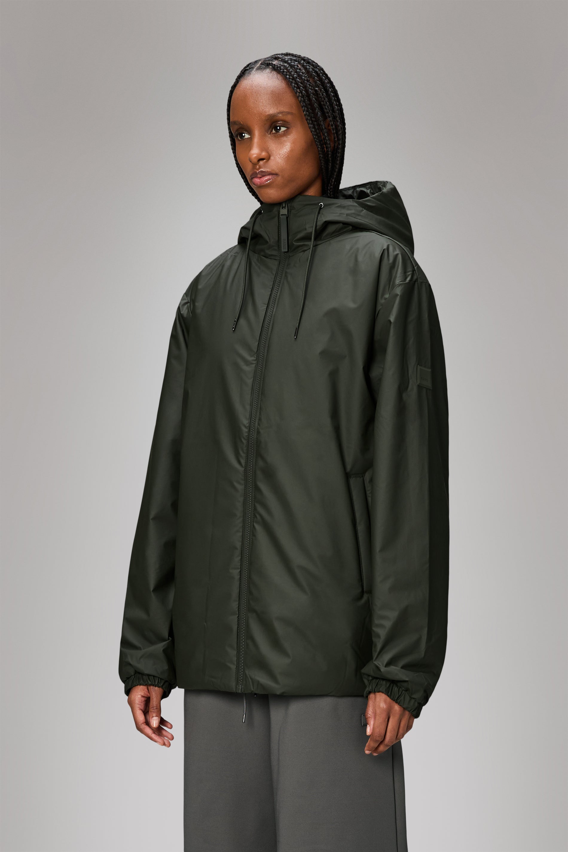 RAINS Lohja Insulated Jacket Green Jacket