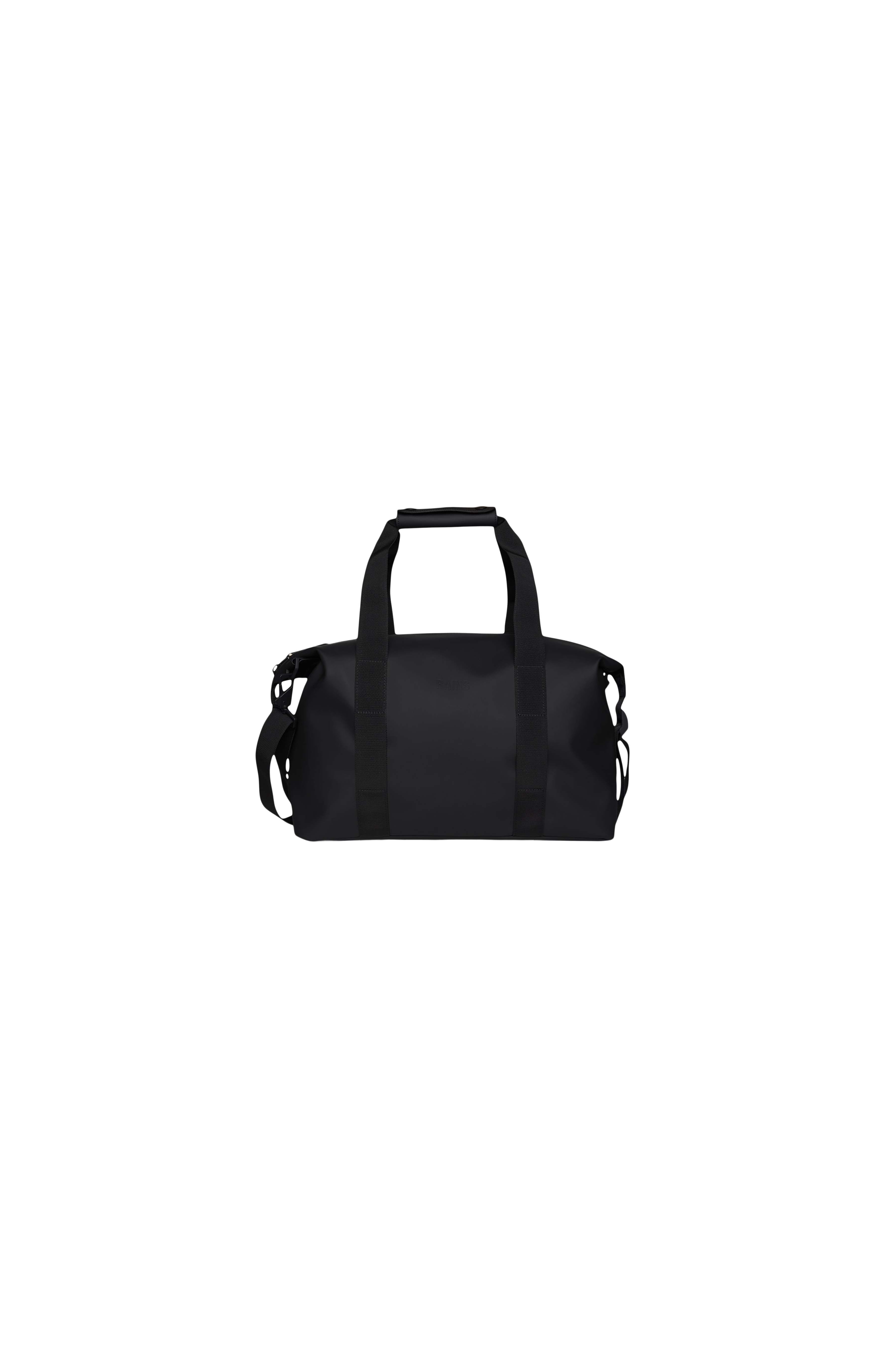 RAINS Hilo Weekend Bag Small Black 18L H26 x D20 x W40 cm Weekender