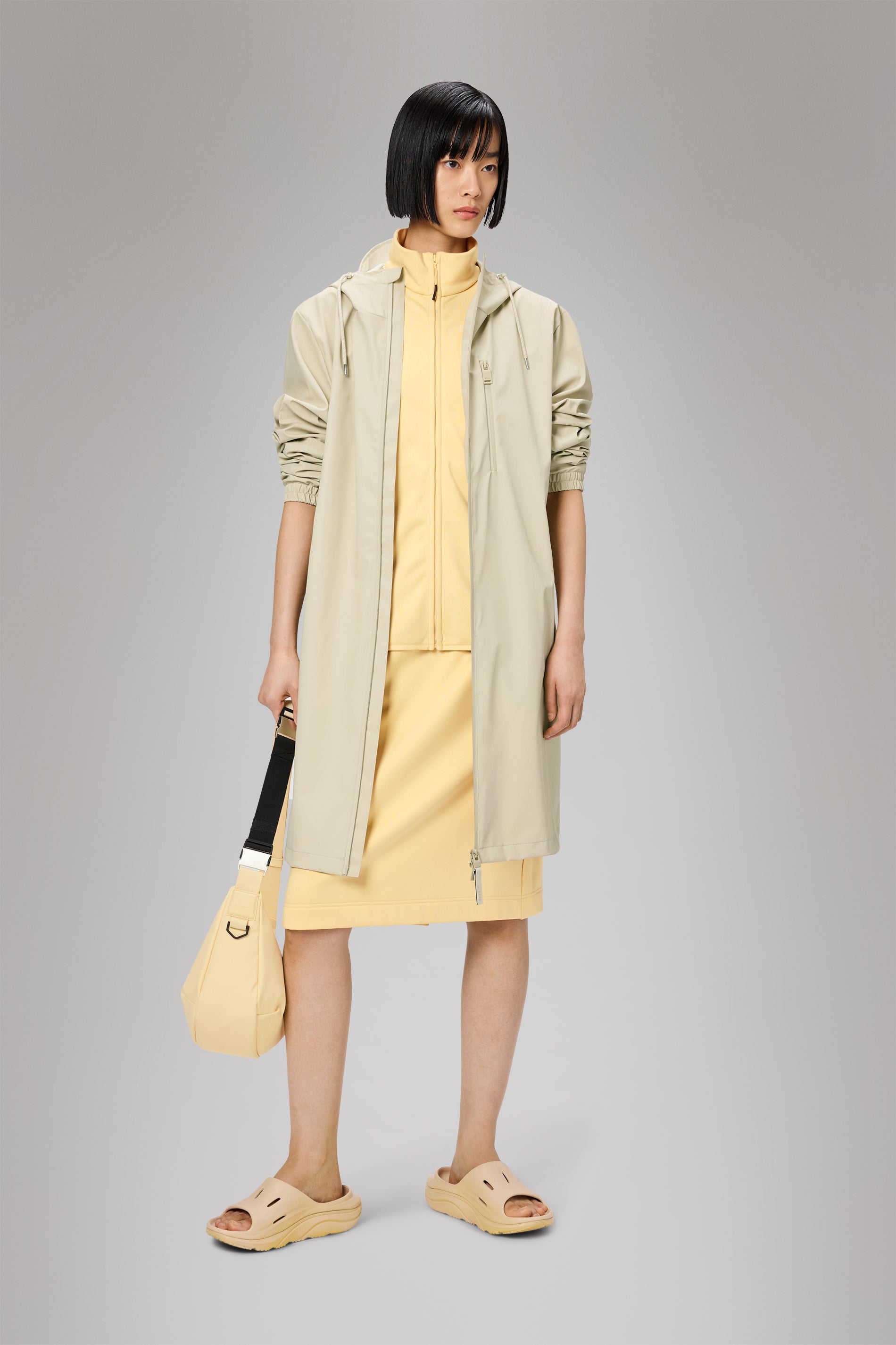 RAINS Long Storm Breaker Dune Jacket