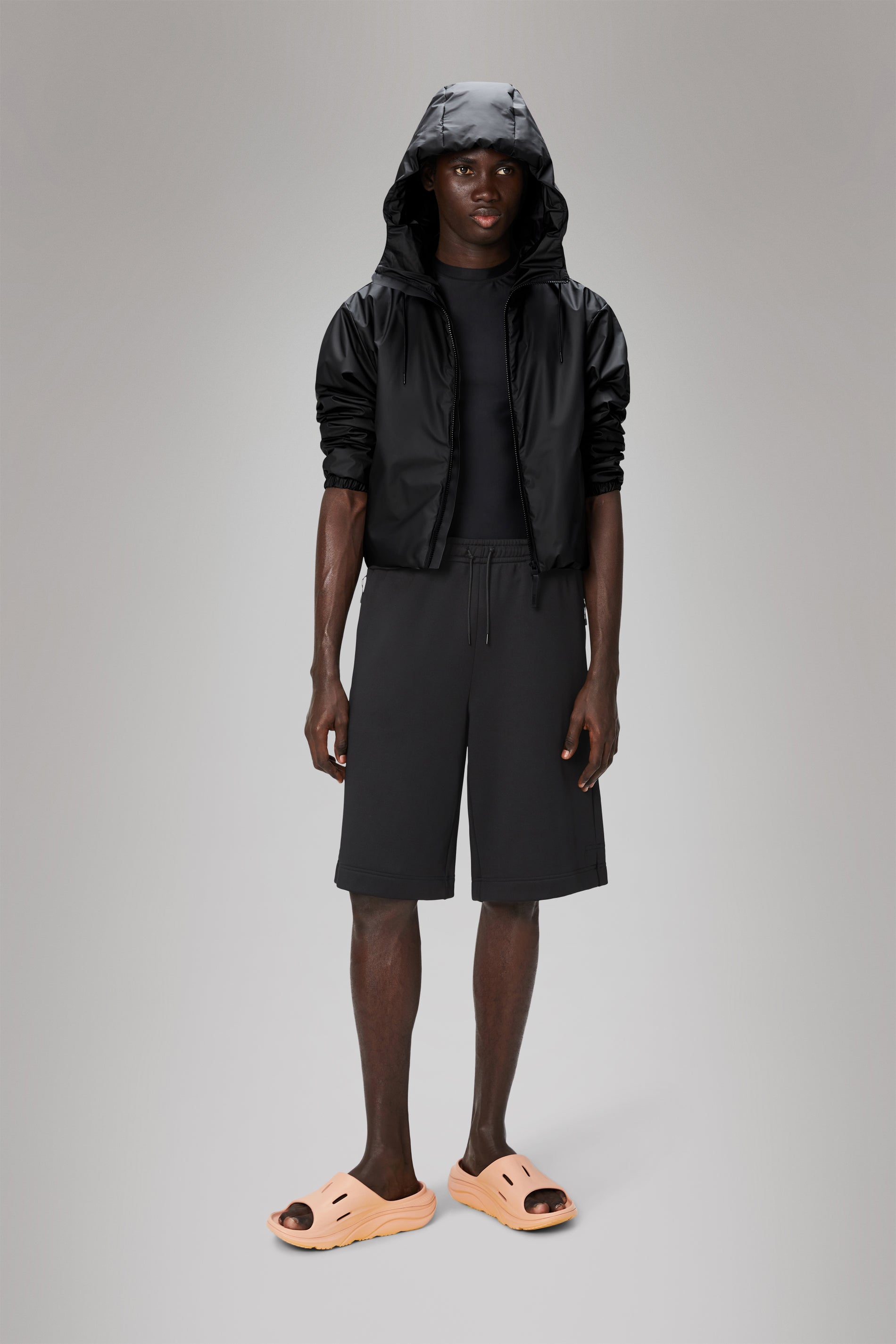 RAINS Lohja Short Insulated Jacket Black Jacket